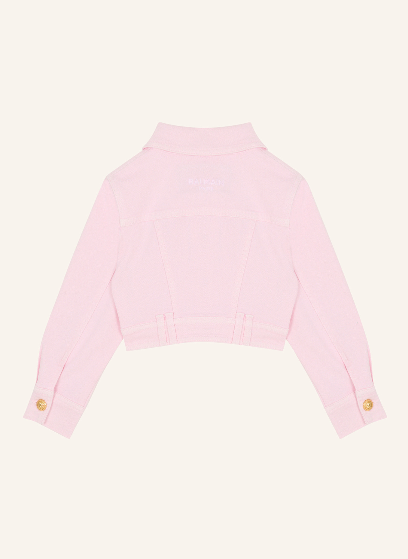 BALMAIN Jacke aus Baumwolle: ROSA
