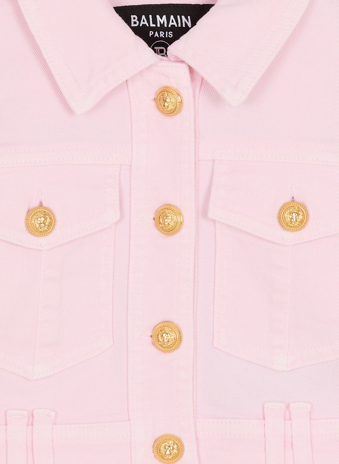 BALMAIN Jacke aus Baumwolle: ROSA