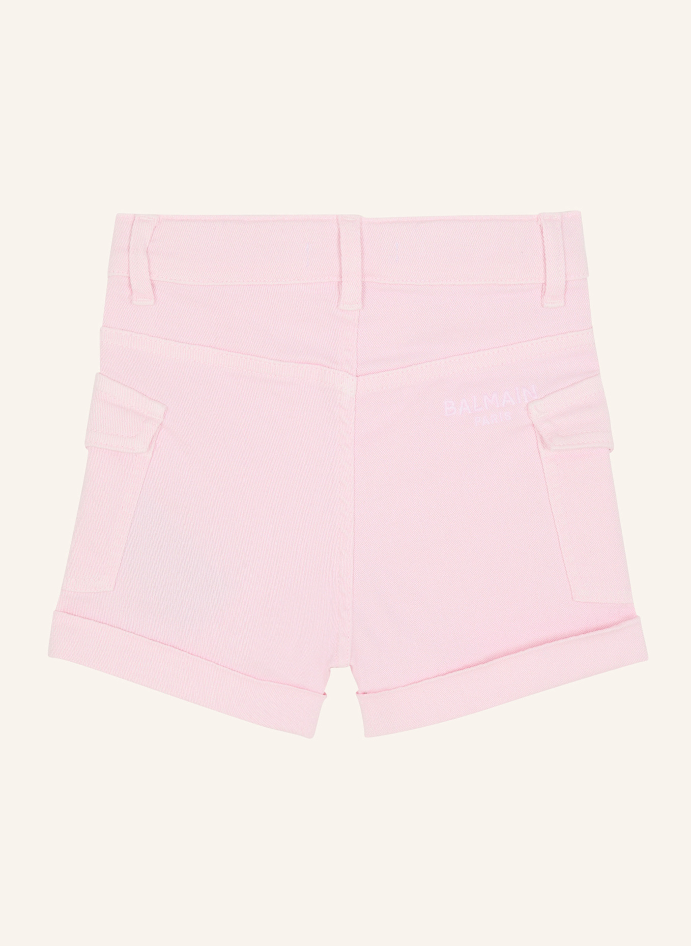 BALMAIN Shorts mit Knöpfen: ROSA