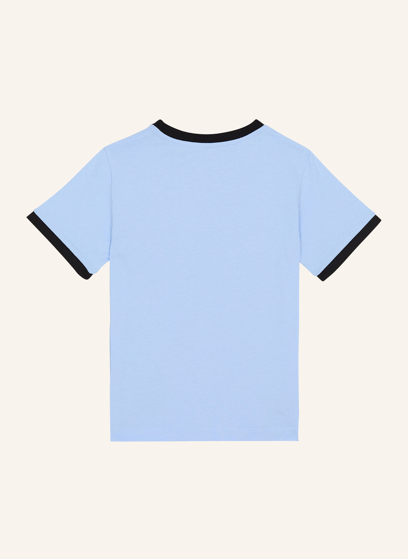 BALMAIN T-Shirt mit Balmain Paris-Print: BLAU