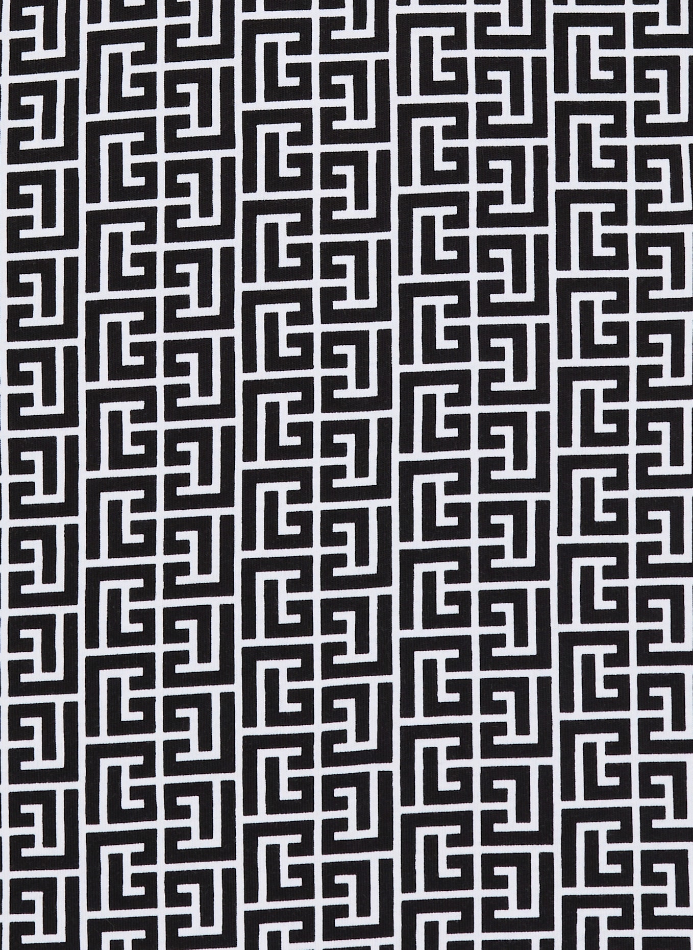 BALMAIN T-Shirt mit Monogramm: SCHWARZ