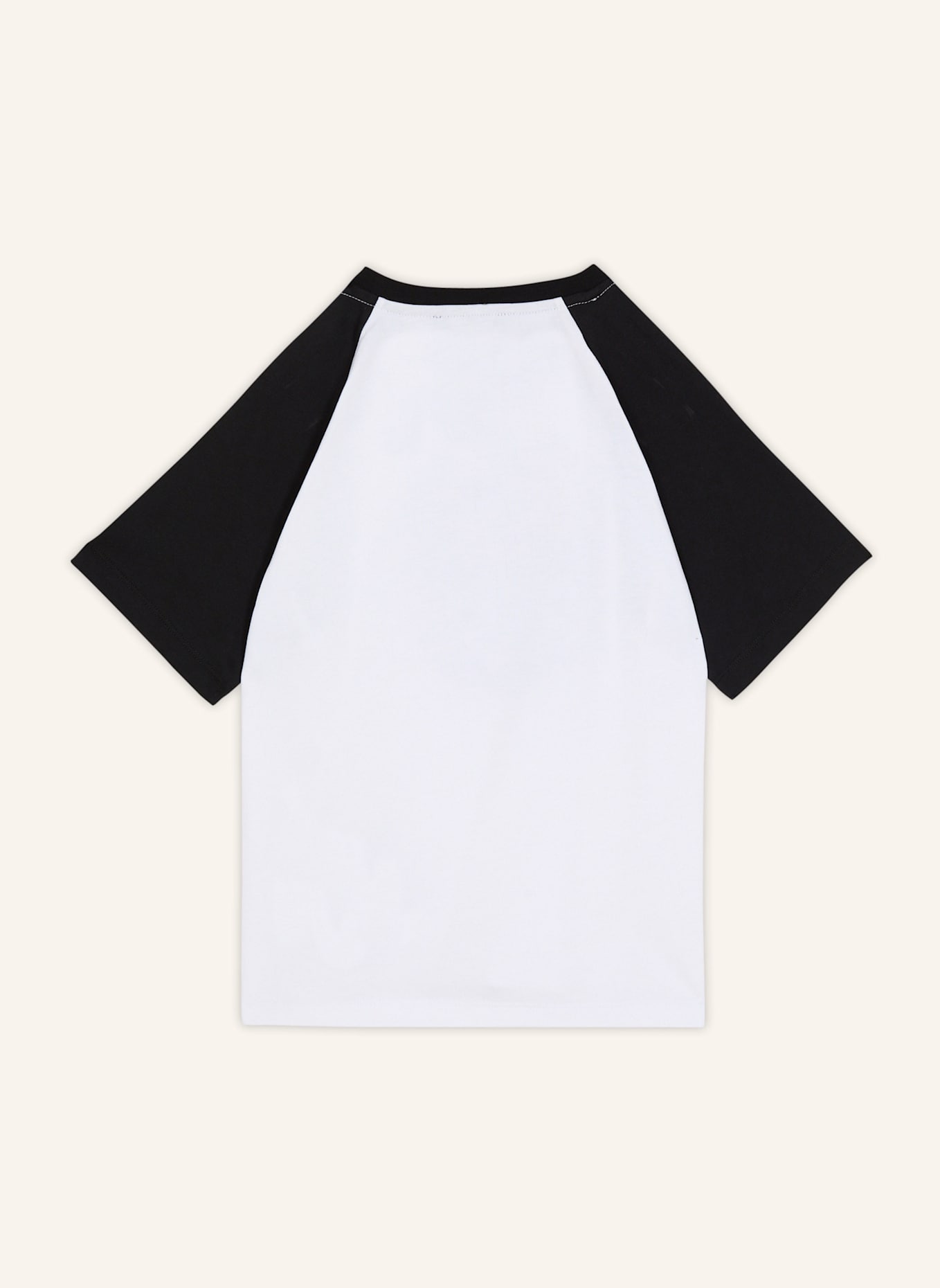 BALMAIN T-Shirt mit Écusson-Print: WEISS