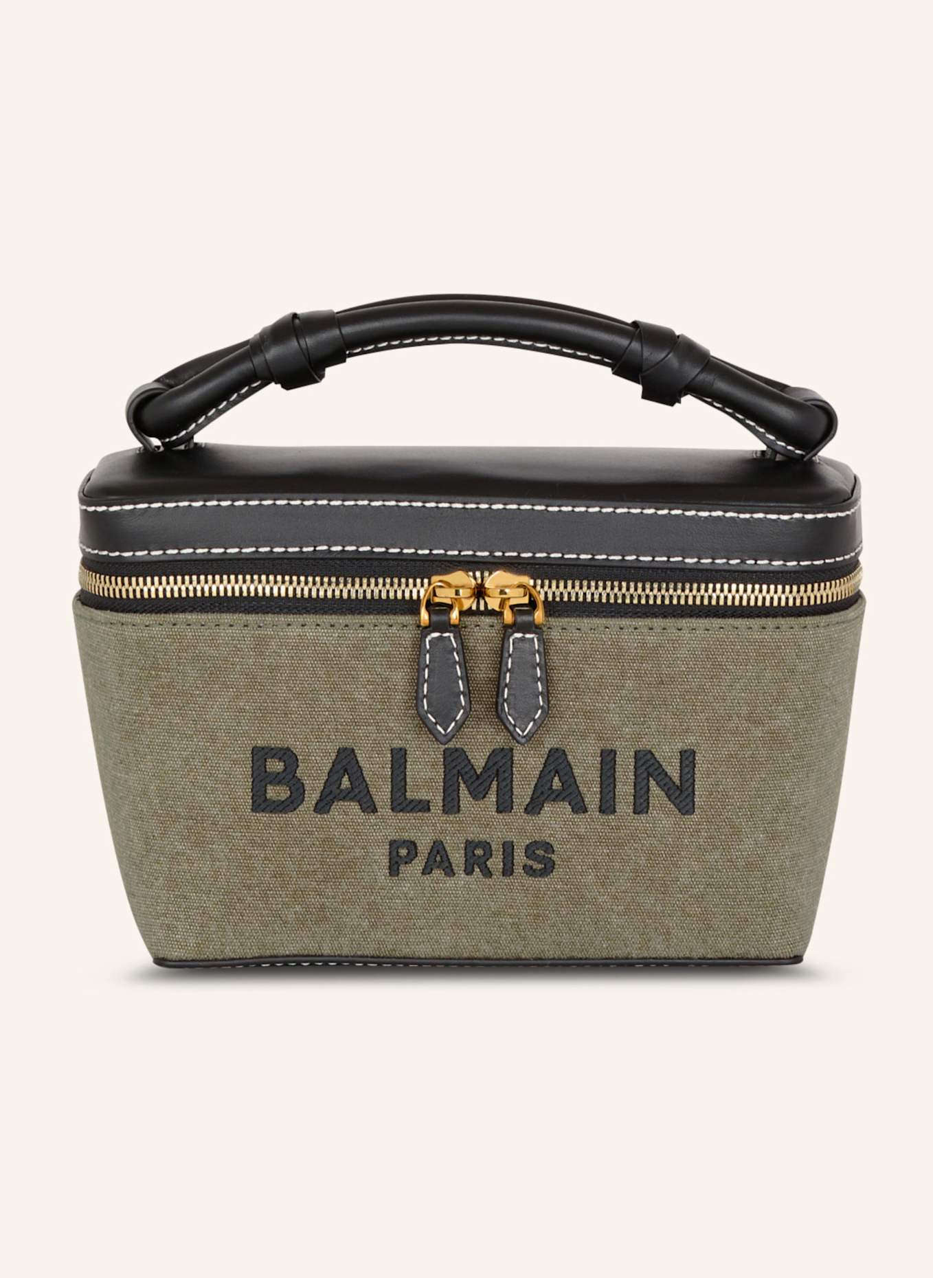 BALMAIN Kosmetiktasche B-ARMY, Farbe: KHAKI (Bild 1)