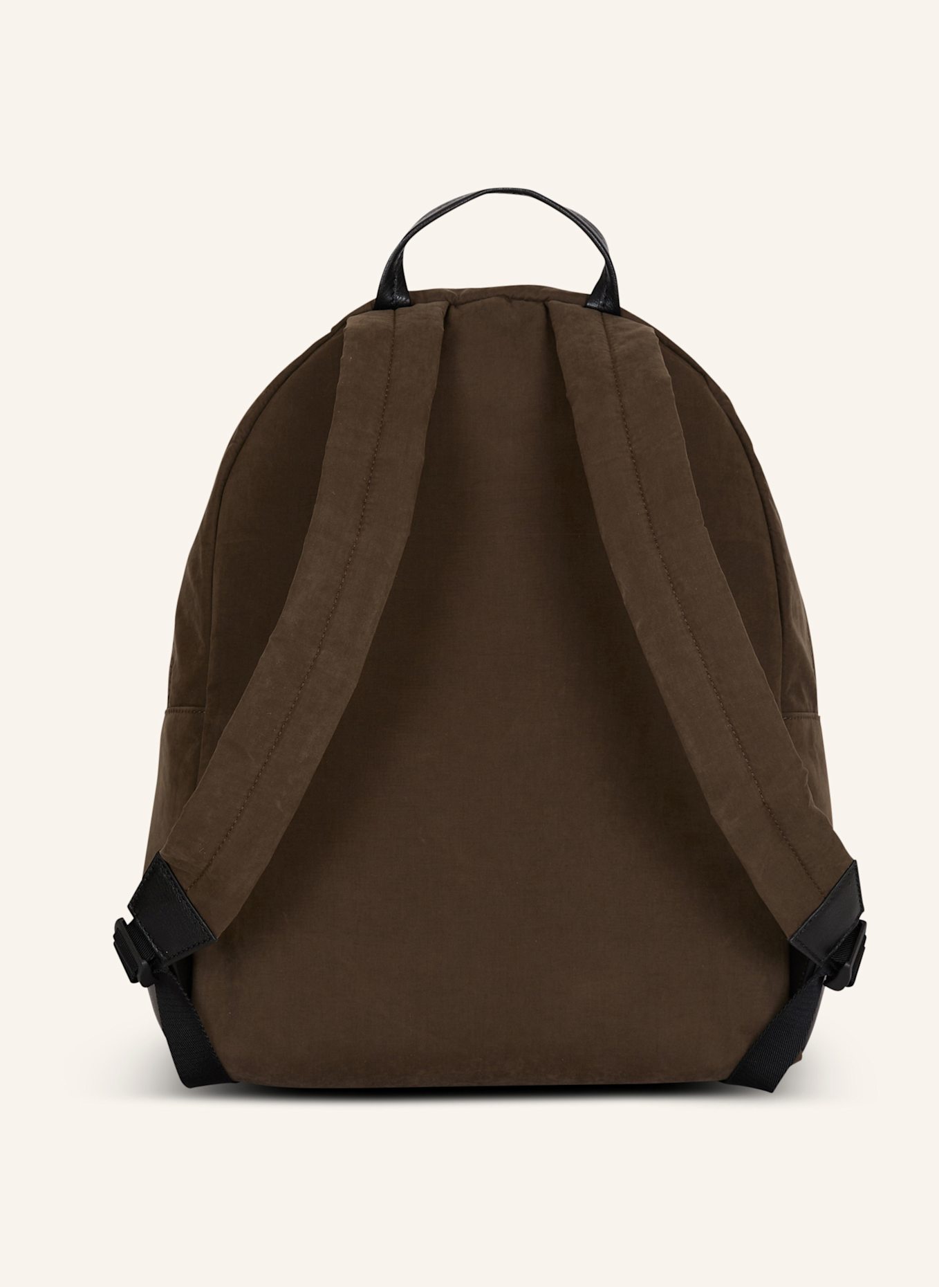 BALMAIN Rucksack Pulse aus Kalbsleder und Nylon: GRÜN