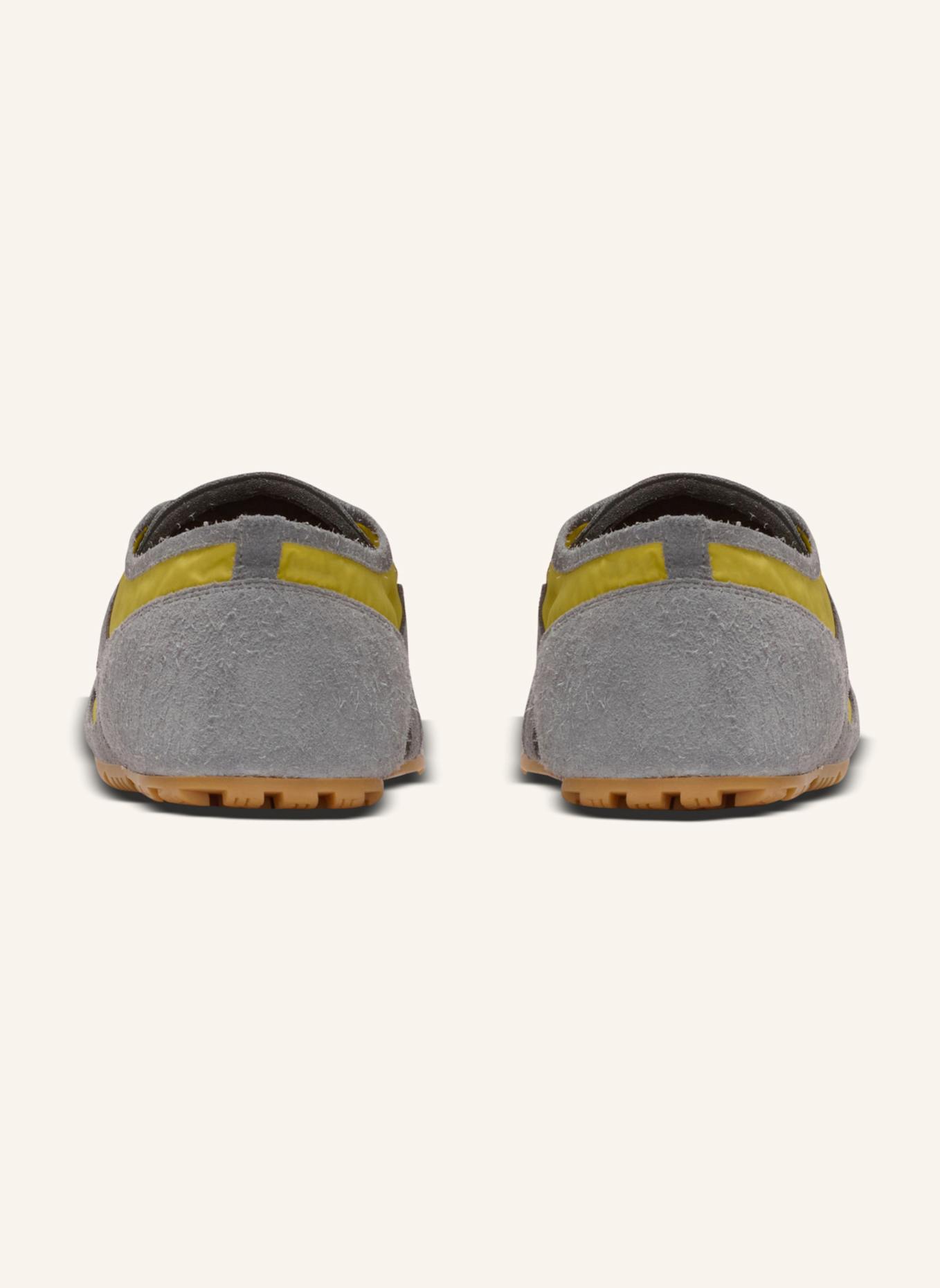 BALMAIN Sneakers Racer 45 aus Wildleder und Nylon: GELB