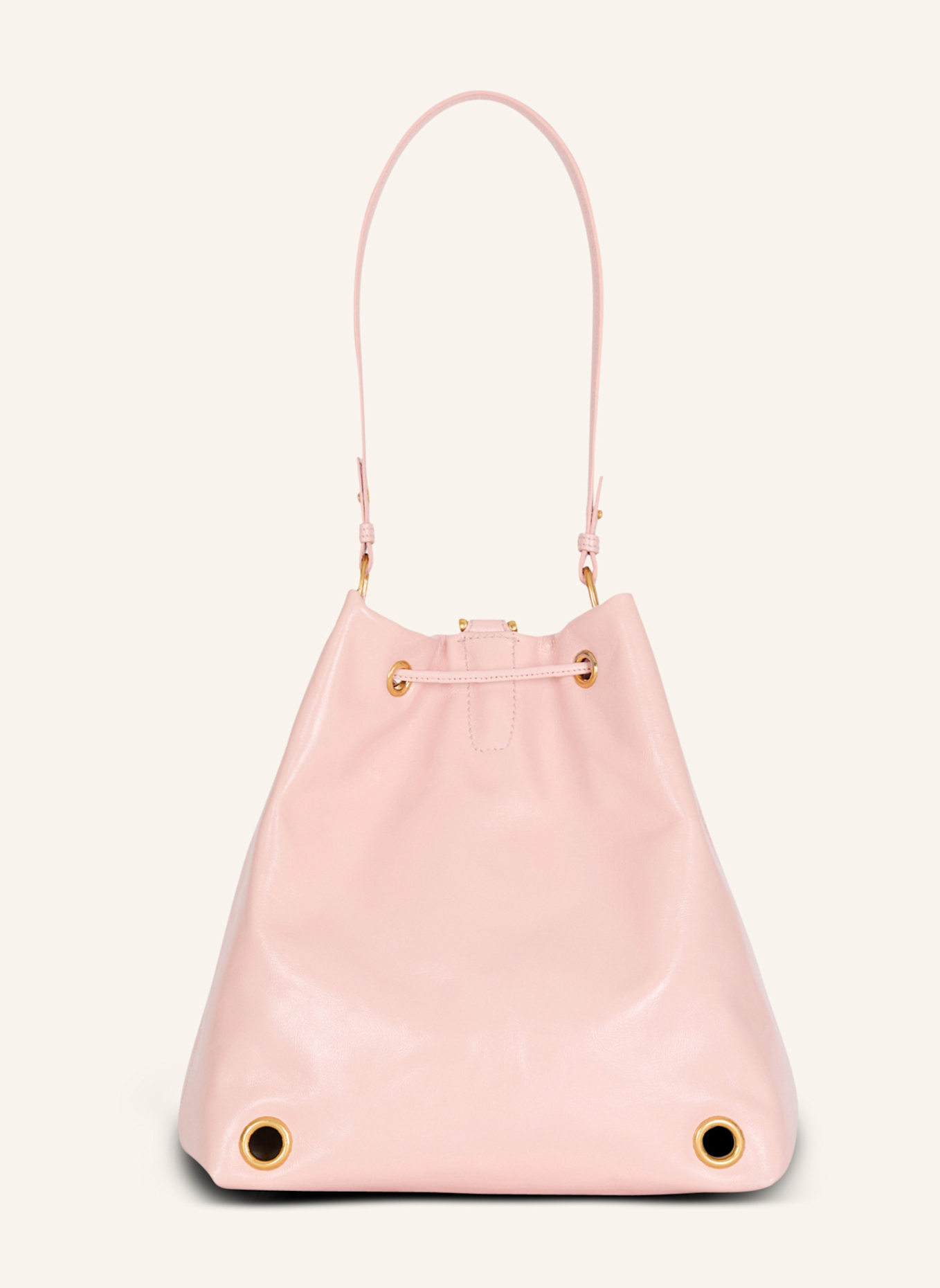 BALMAIN Rucksack Pulse aus Kalbsleder: ROSA
