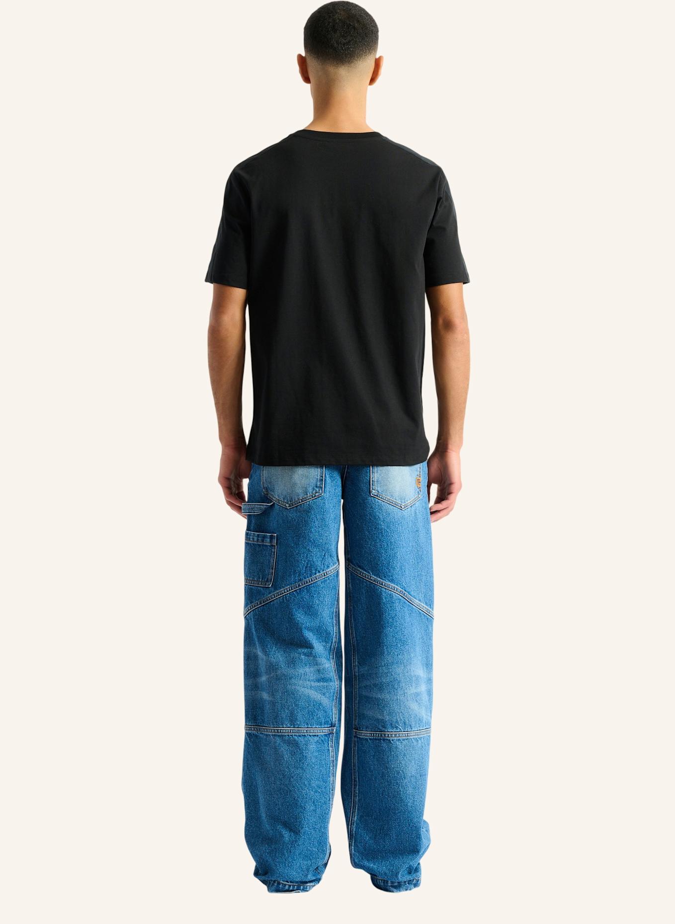 BALMAIN Besticktes Balmain Insect T-Shirt: SCHWARZ
