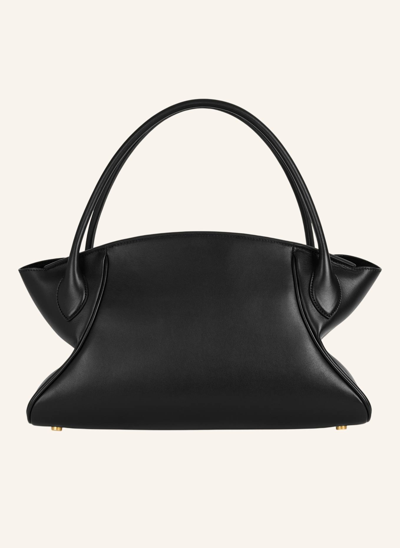 BALMAIN Mittelgroße Pulse Day Tasche aus Glattleder: SCHWARZ