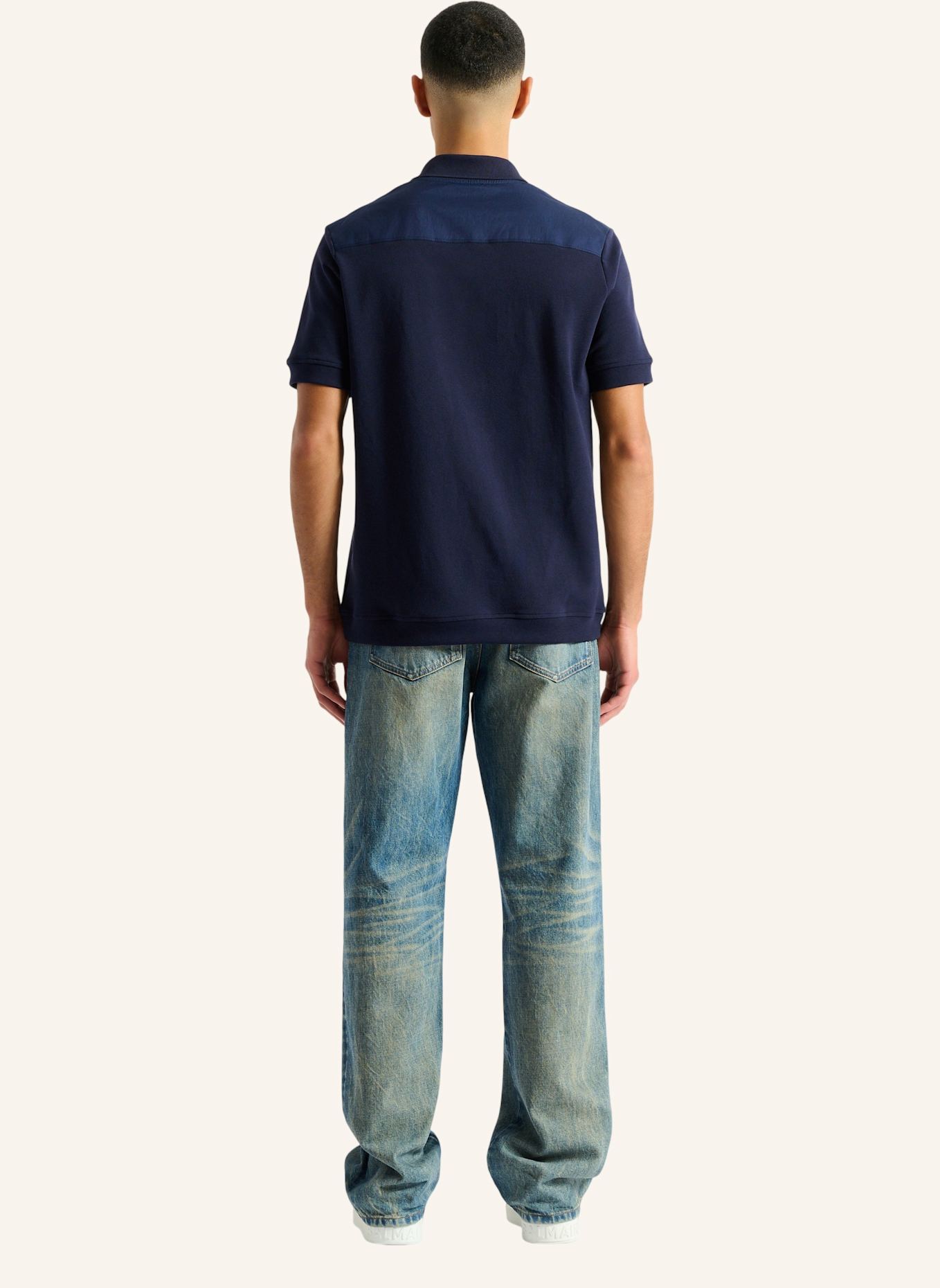 BALMAIN Balmain Insect Polohemd: BLAU