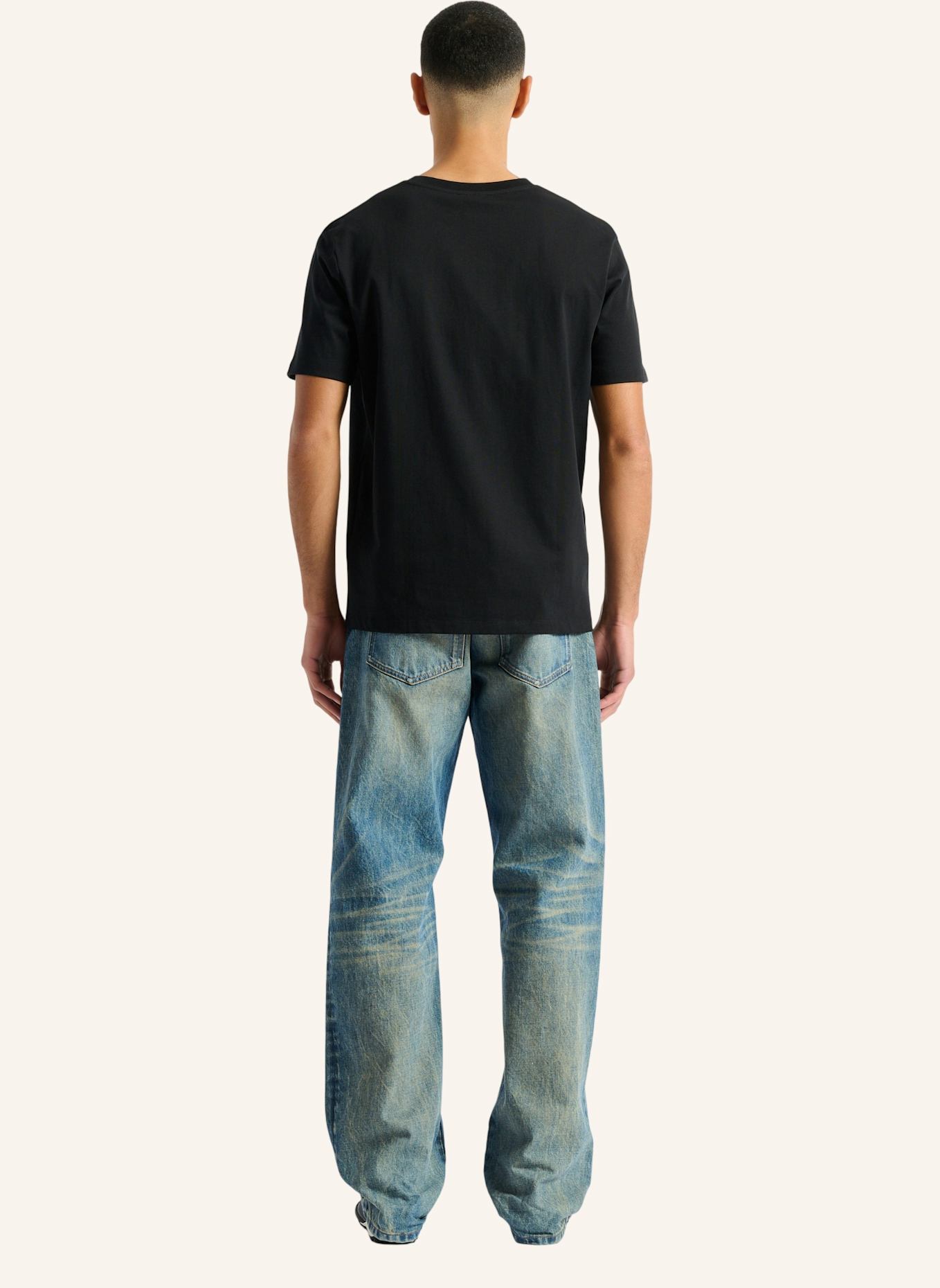 BALMAIN Bedrucktes T-Shirt aus Baumwolle: NUDE