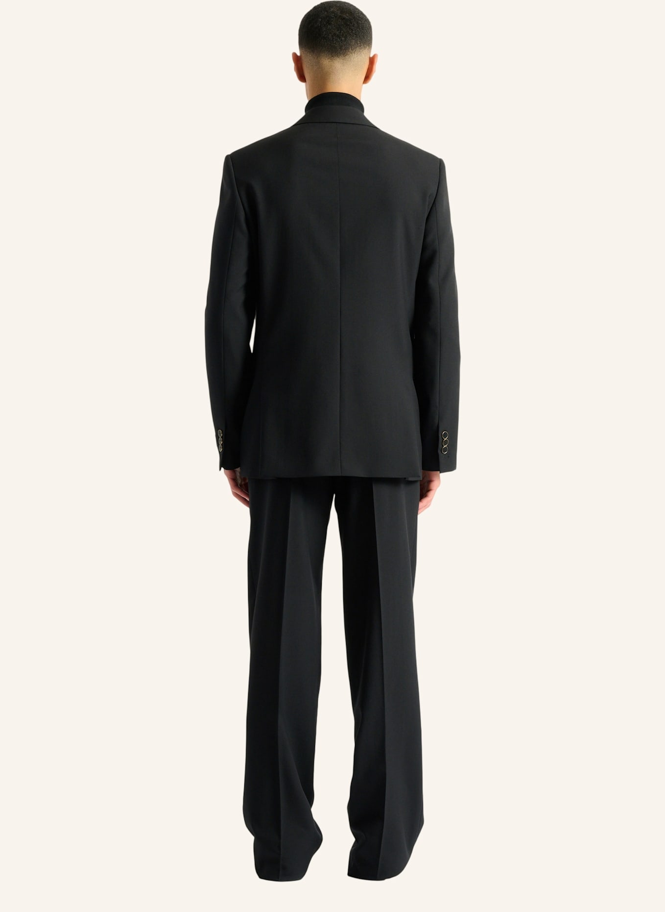 BALMAIN Wolljacke mit zwei Knöpfen: SCHWARZ