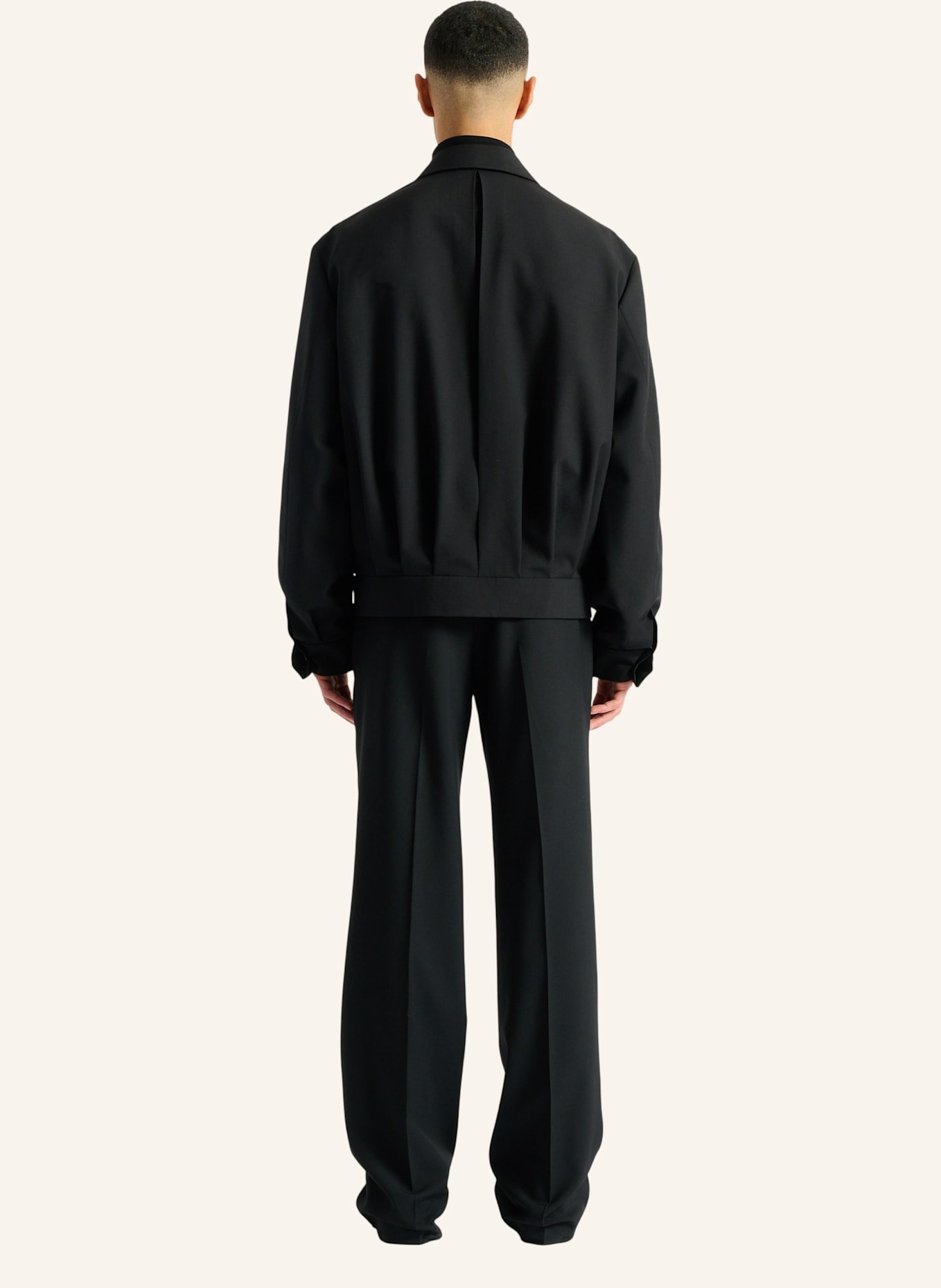 BALMAIN Wolljacke mit zwei Knöpfen: SCHWARZ