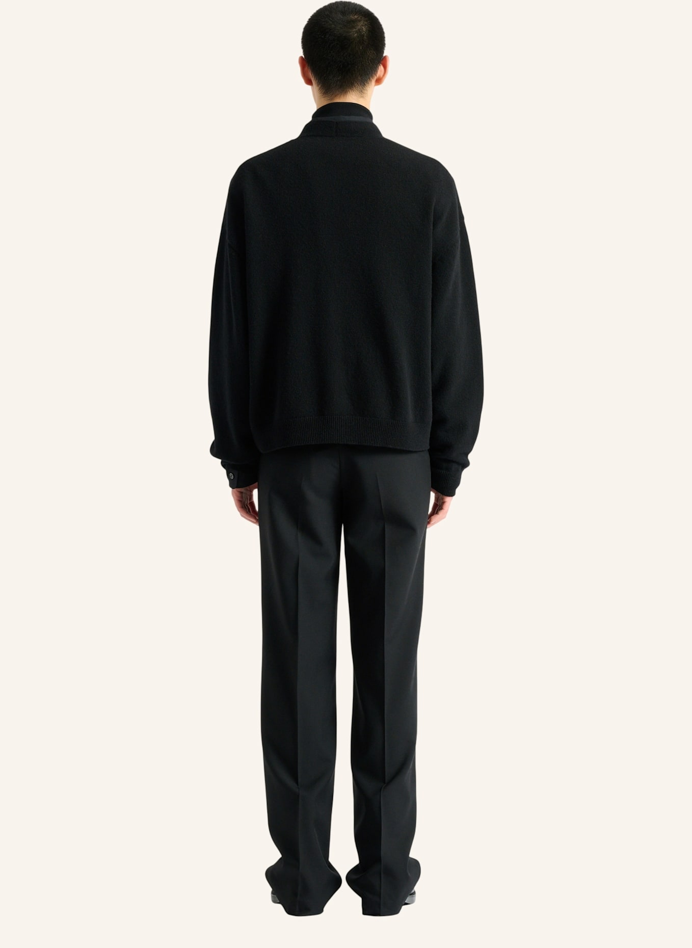 BALMAIN Cardigan aus Öko-Kaschmir: SCHWARZ