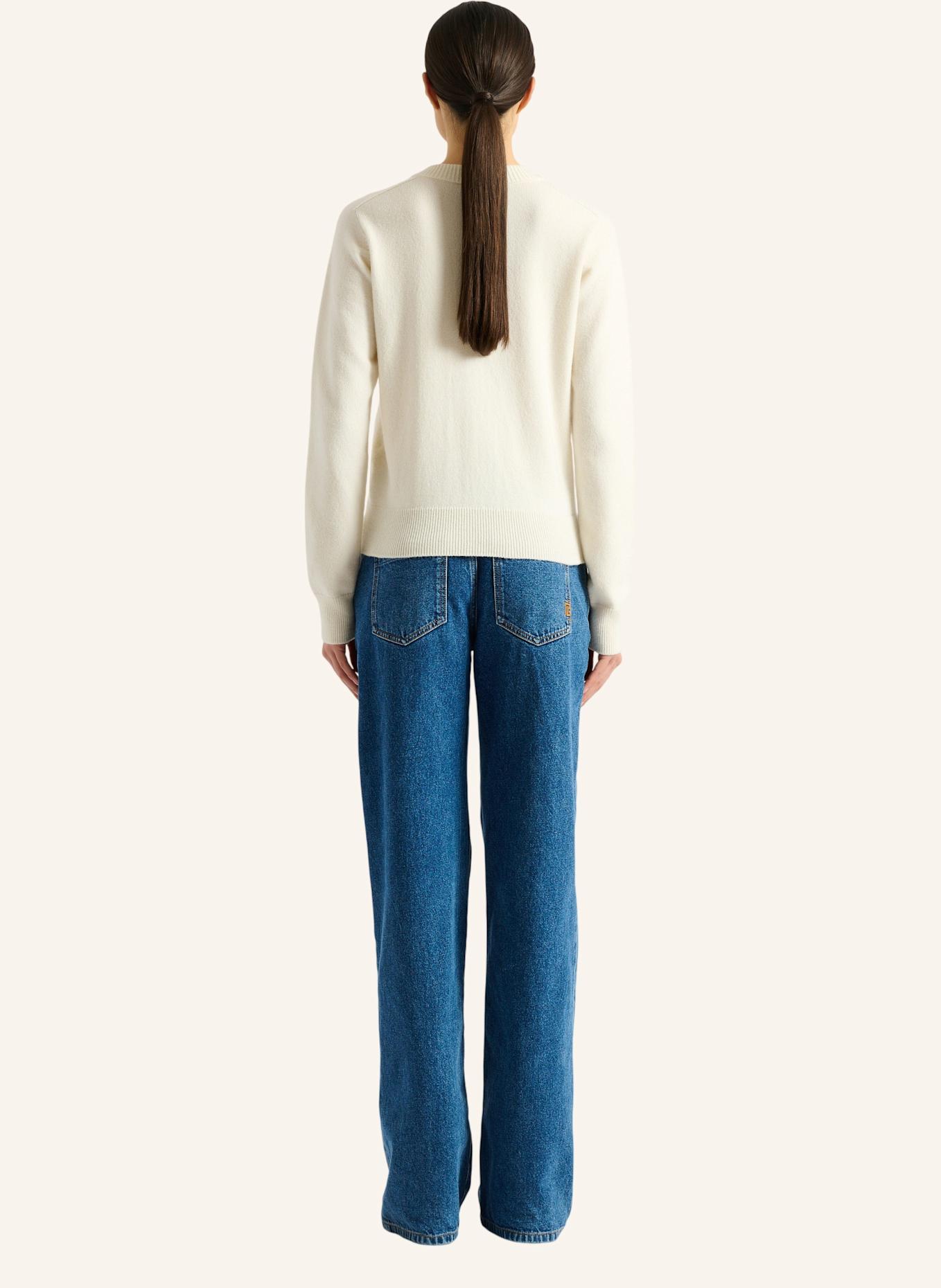 BALMAIN Cardigan aus Öko-Kaschmir: WEISS