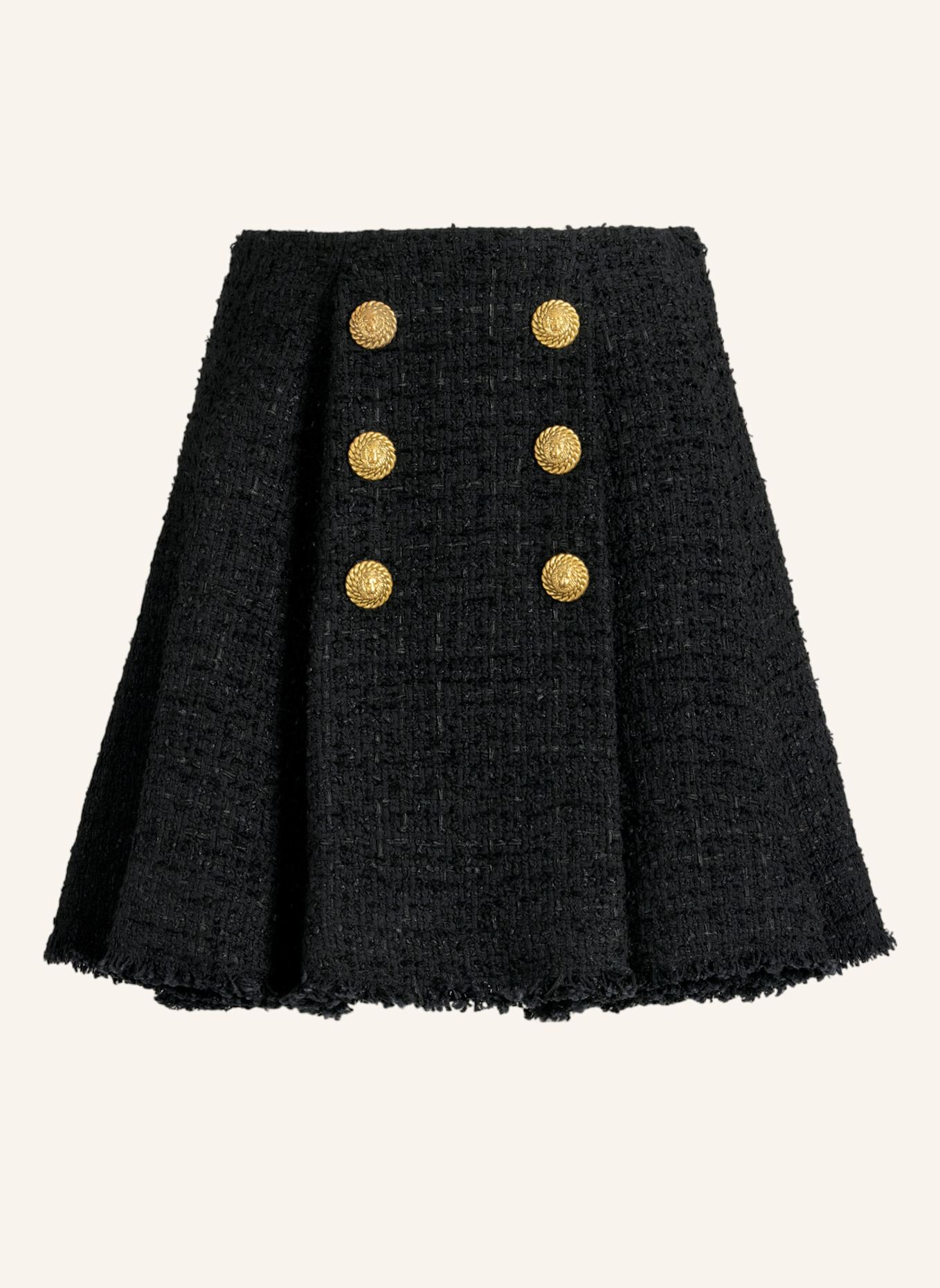 BALMAIN Tweedrock: SCHWARZ