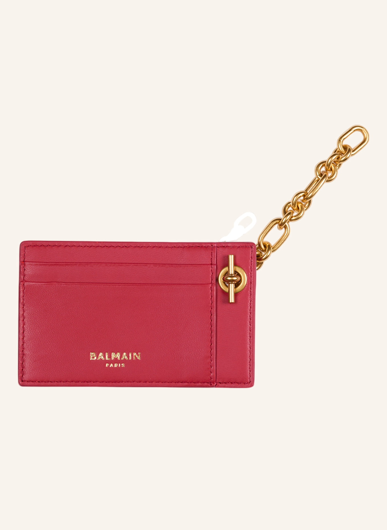 BALMAIN Pulse Kartenetui aus Glattleder: ROT