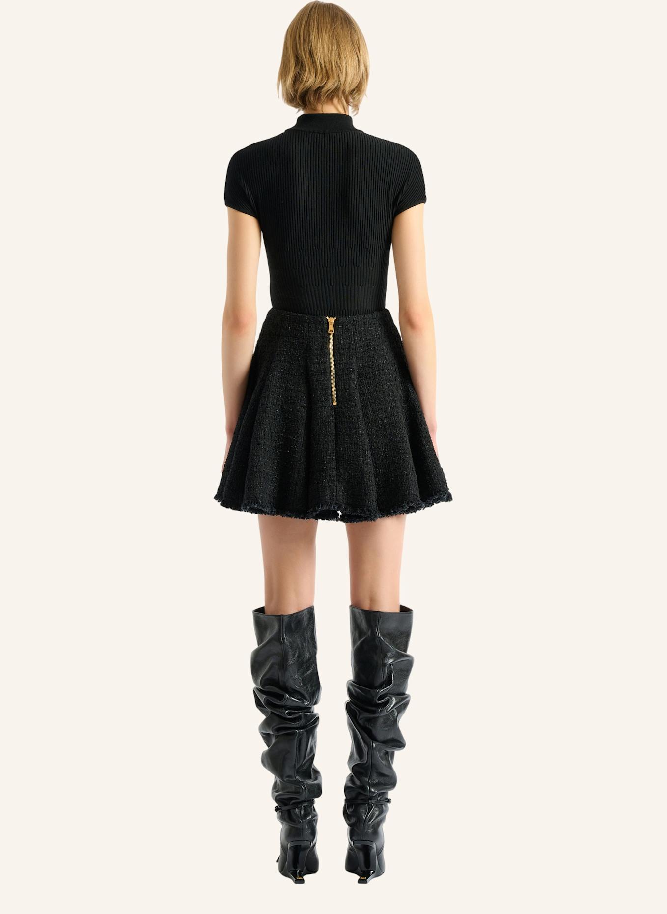 BALMAIN Tweedrock: SCHWARZ