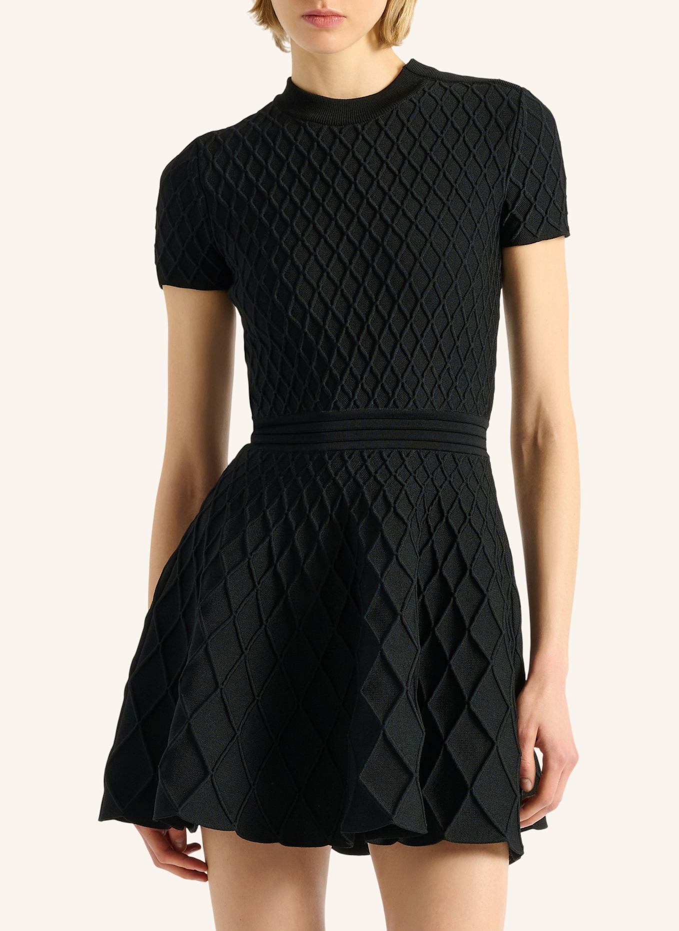 BALMAIN Ausgestelltes Kleid: SCHWARZ