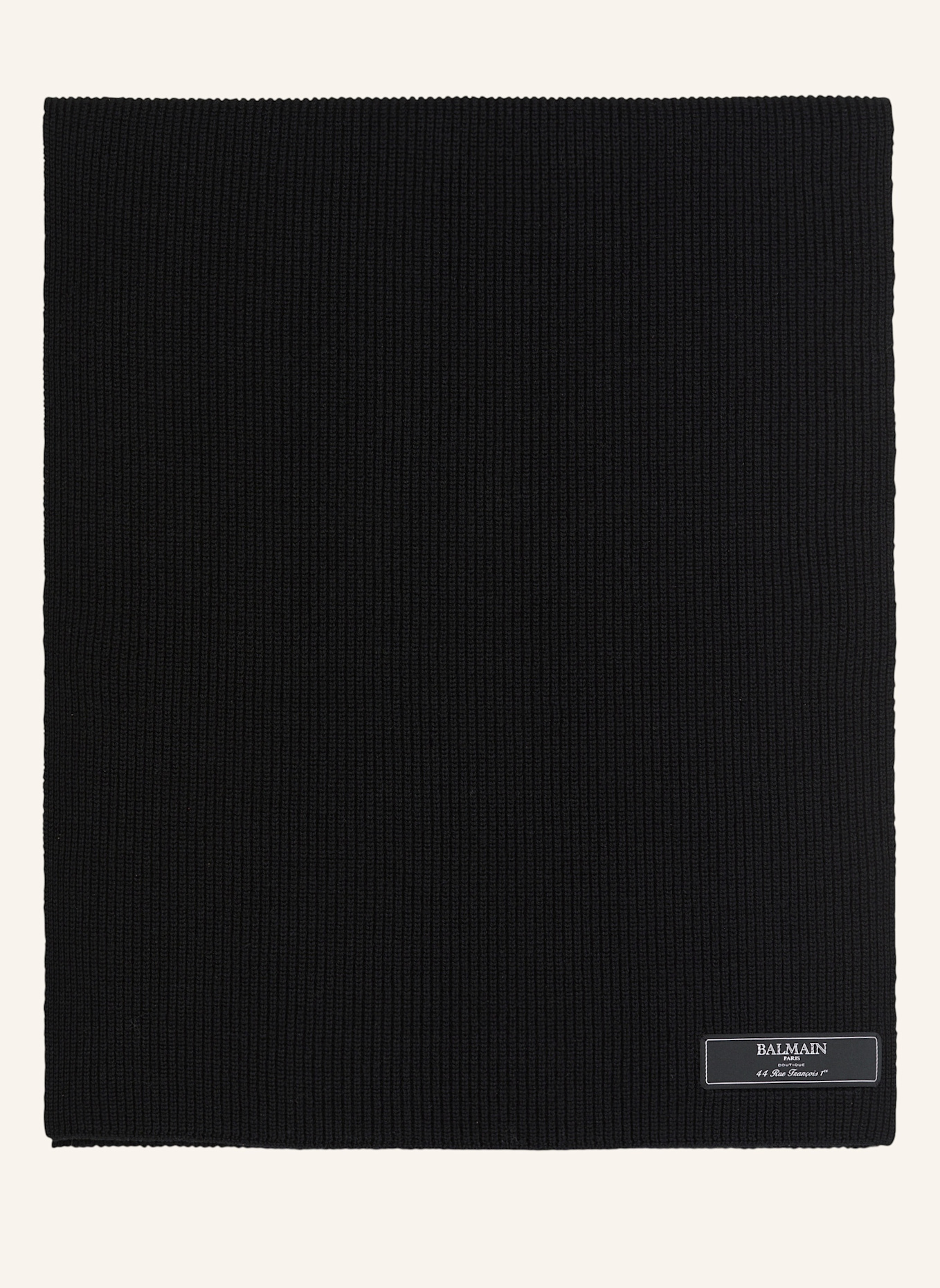BALMAIN Balmain Paris Wollschal: SCHWARZ