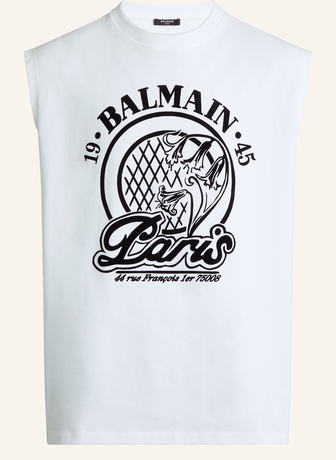 BALMAIN Balmain Quilted Tanktop: WEISS