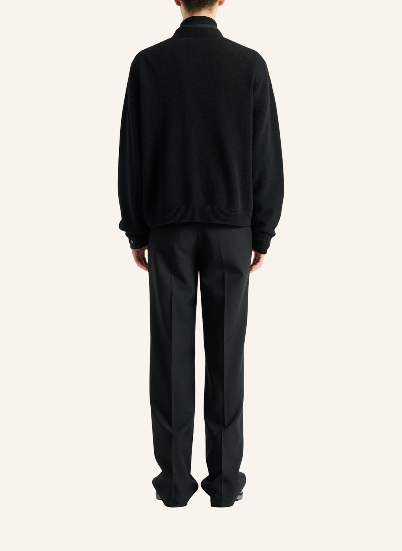 BALMAIN Cardigan aus Öko-Kaschmir: SCHWARZ