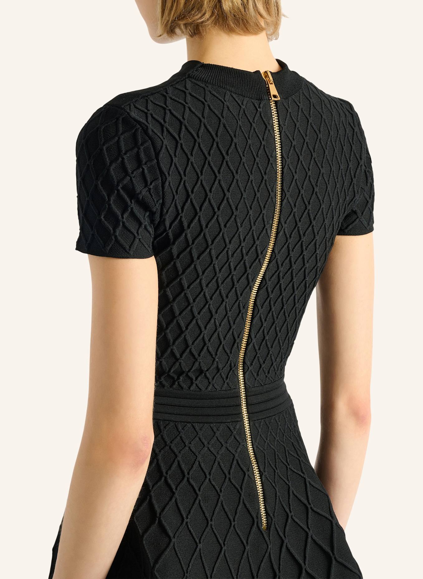 BALMAIN Ausgestelltes Kleid: SCHWARZ