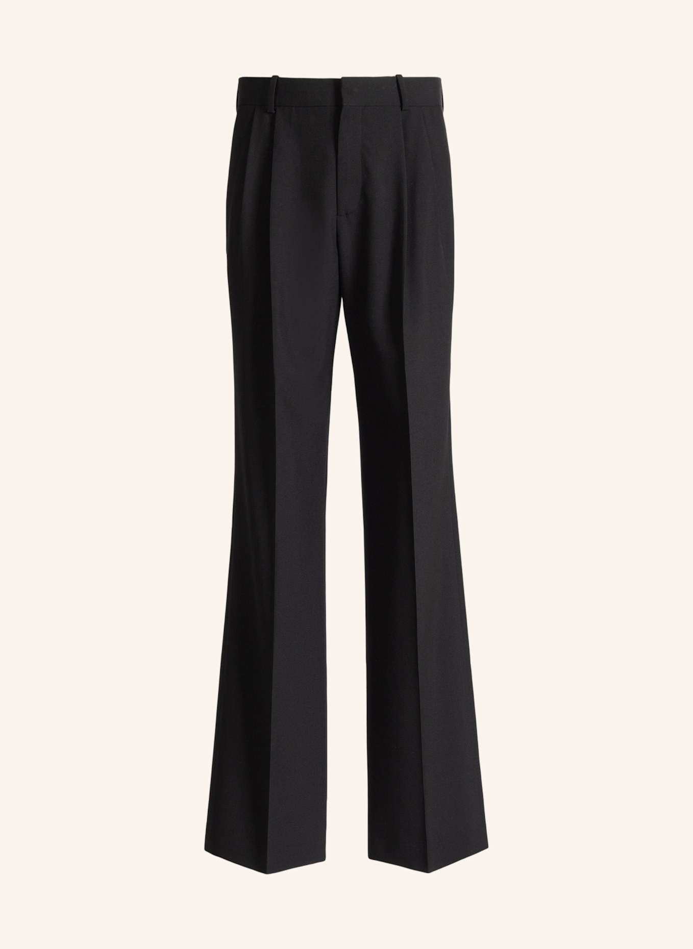 BALMAIN Wollhose: SCHWARZ