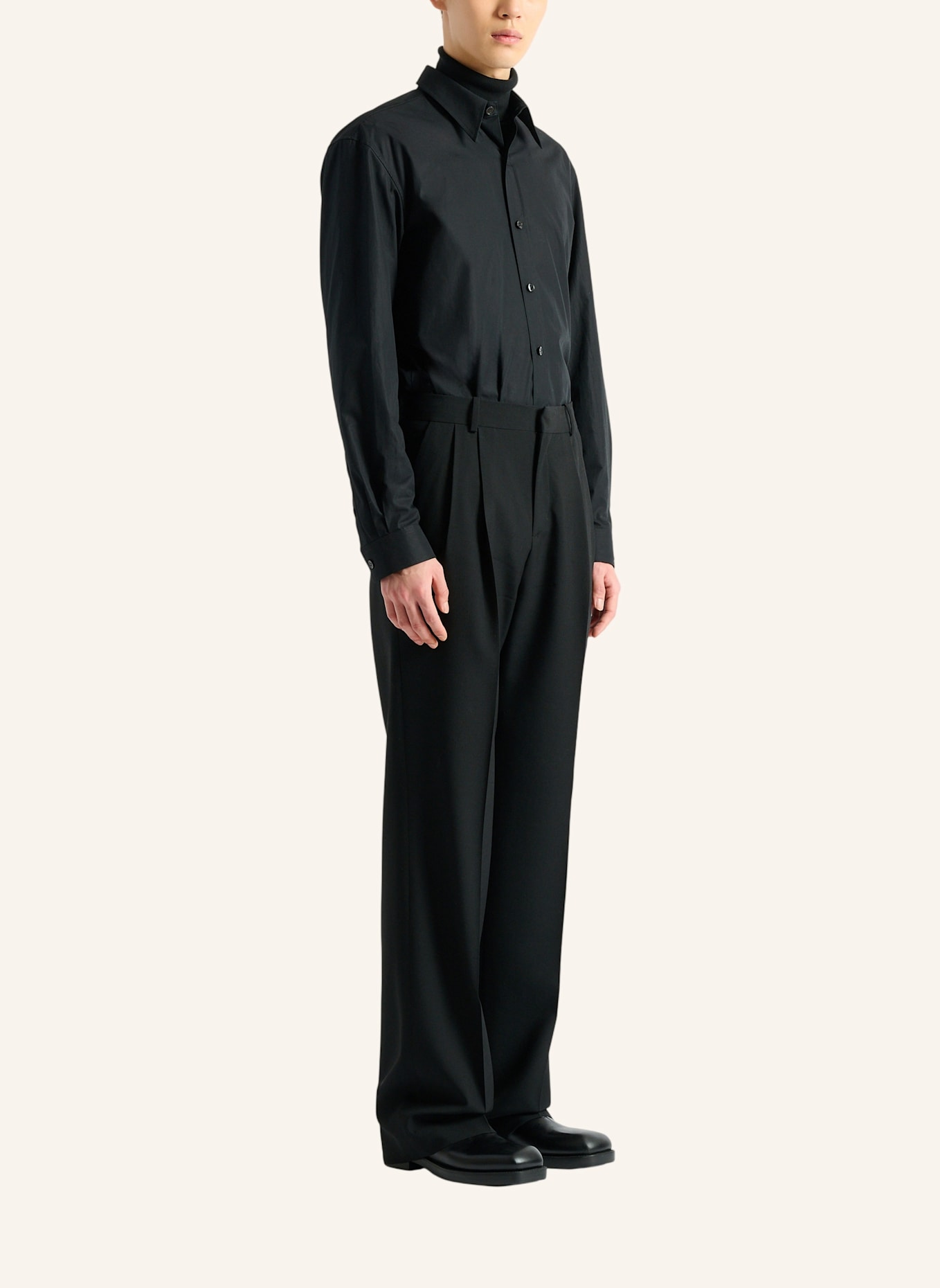 BALMAIN Wollhose: SCHWARZ