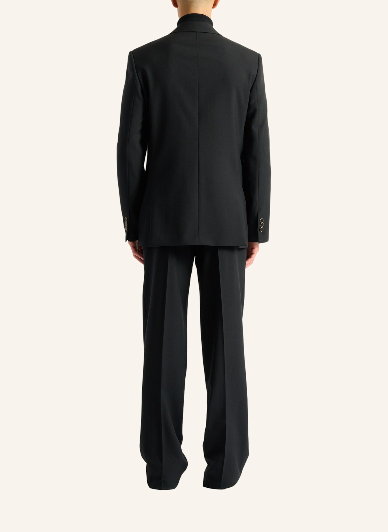 BALMAIN Wolljacke mit zwei Knöpfen: SCHWARZ