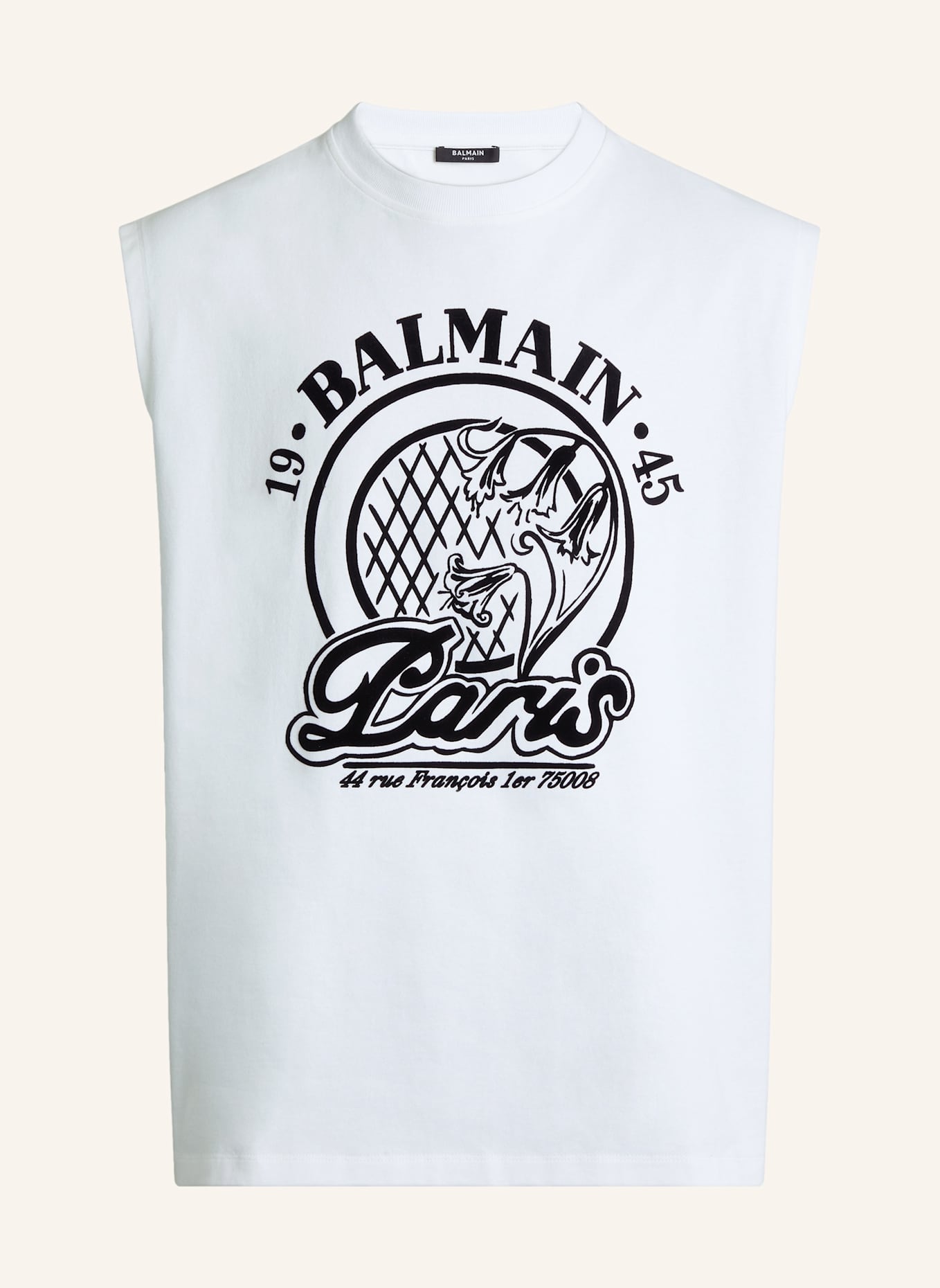 BALMAIN Balmain Quilted Tanktop: WEISS
