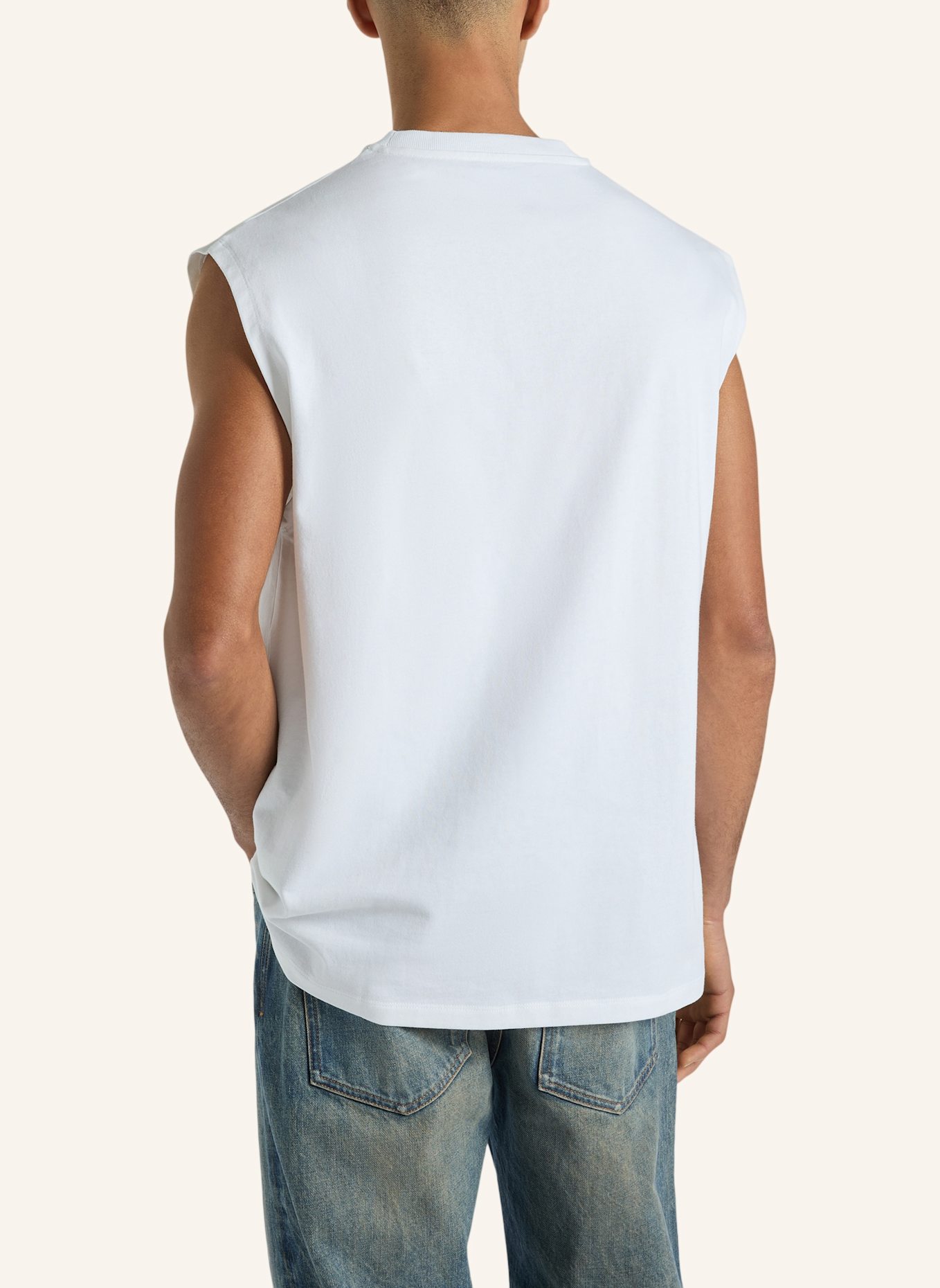 BALMAIN Balmain Quilted Tanktop: WEISS