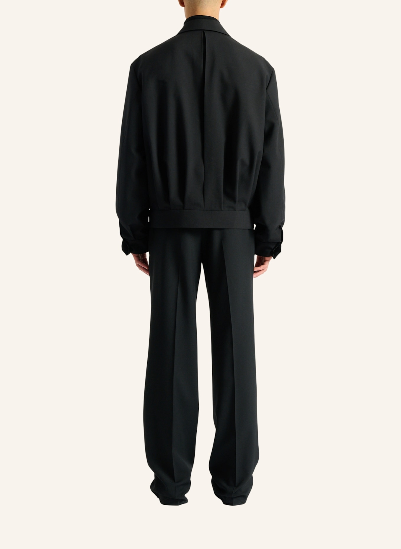 BALMAIN Wolljacke mit zwei Knöpfen: SCHWARZ