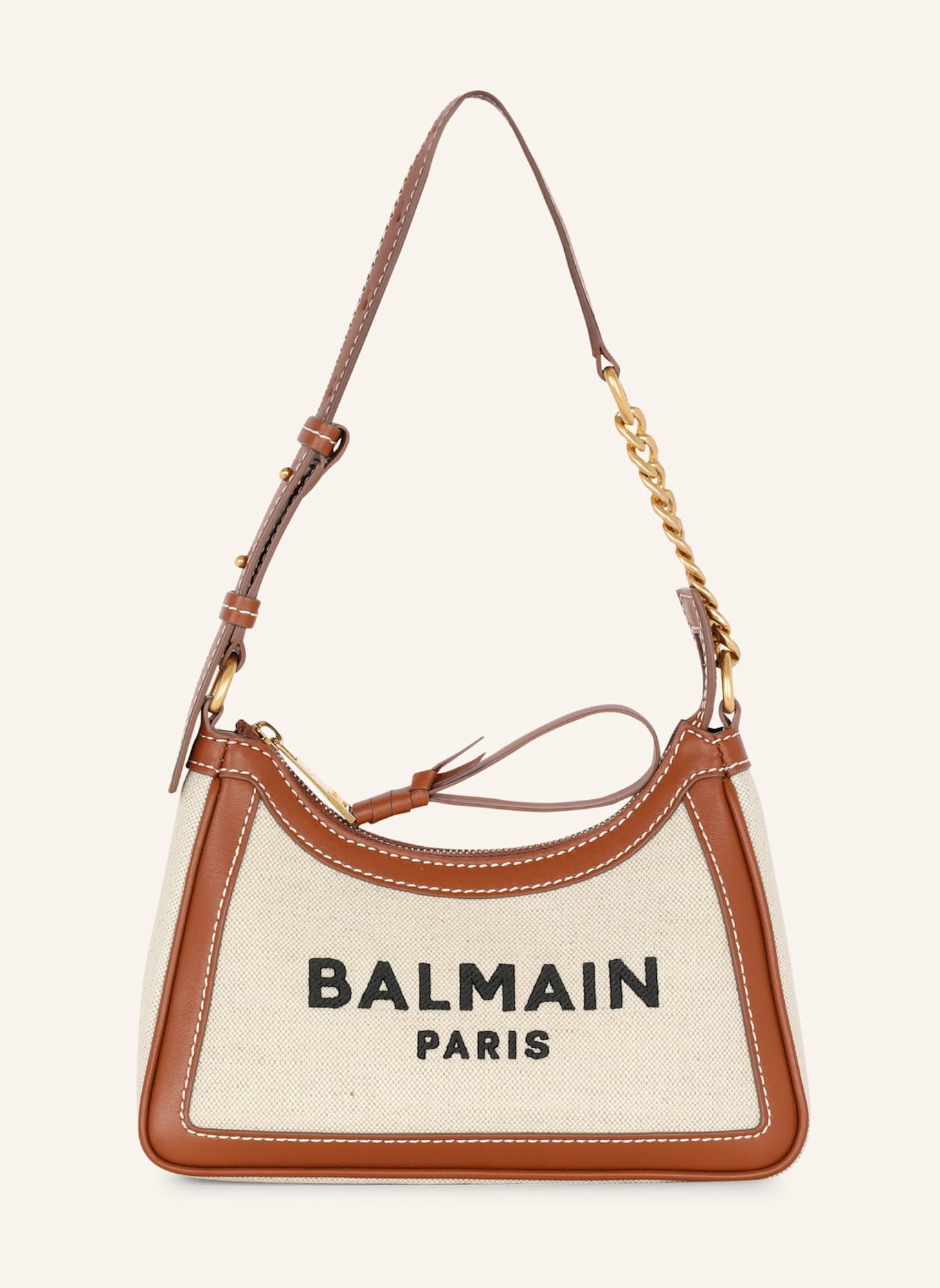 BALMAIN Schultertasche B-ARMY, Farbe: BEIGE (Bild 1)