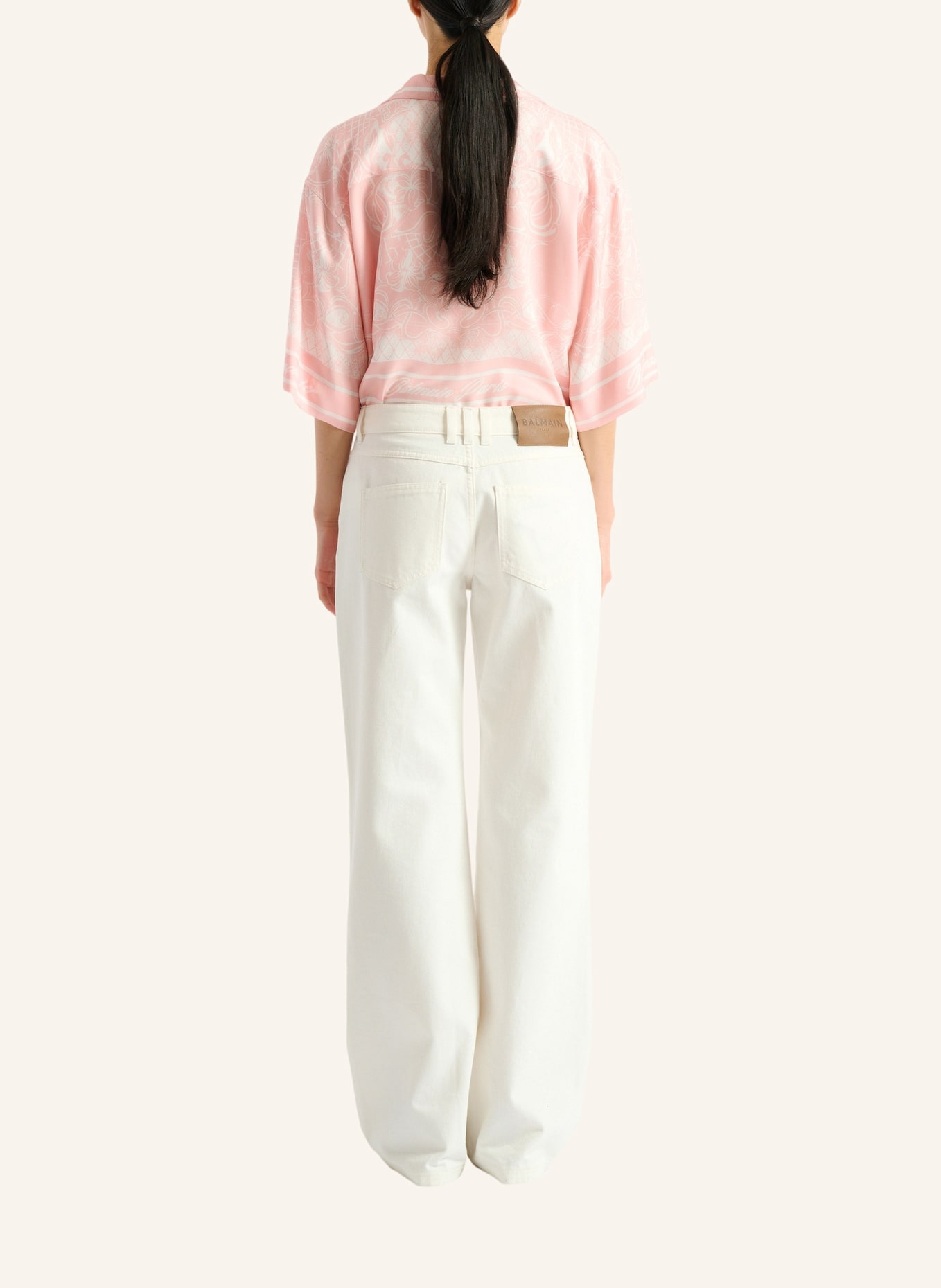 BALMAIN Lässige Jeans: WEISS