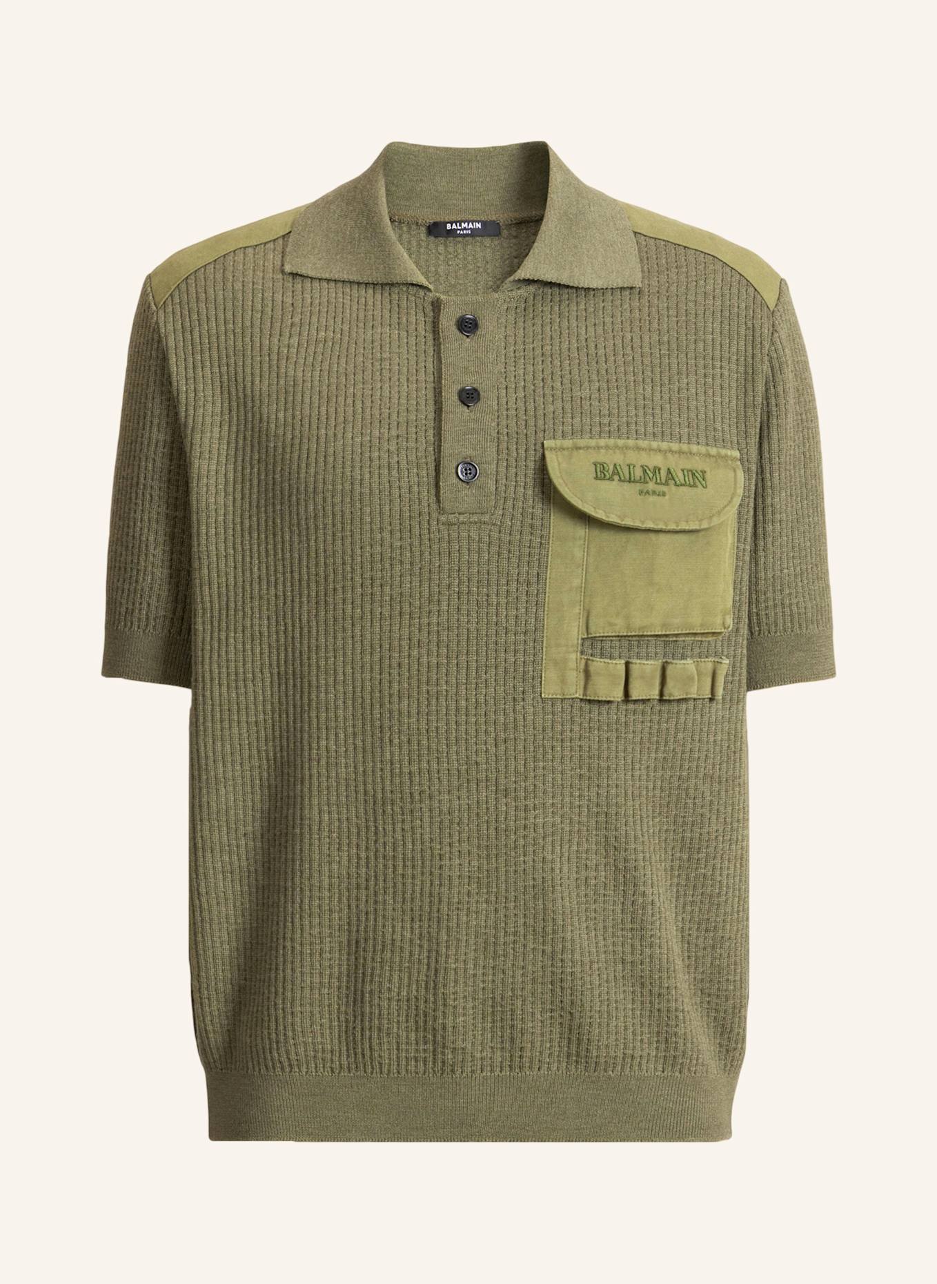 BALMAIN Balmain Vintage Utility Polohemd: GRÜN