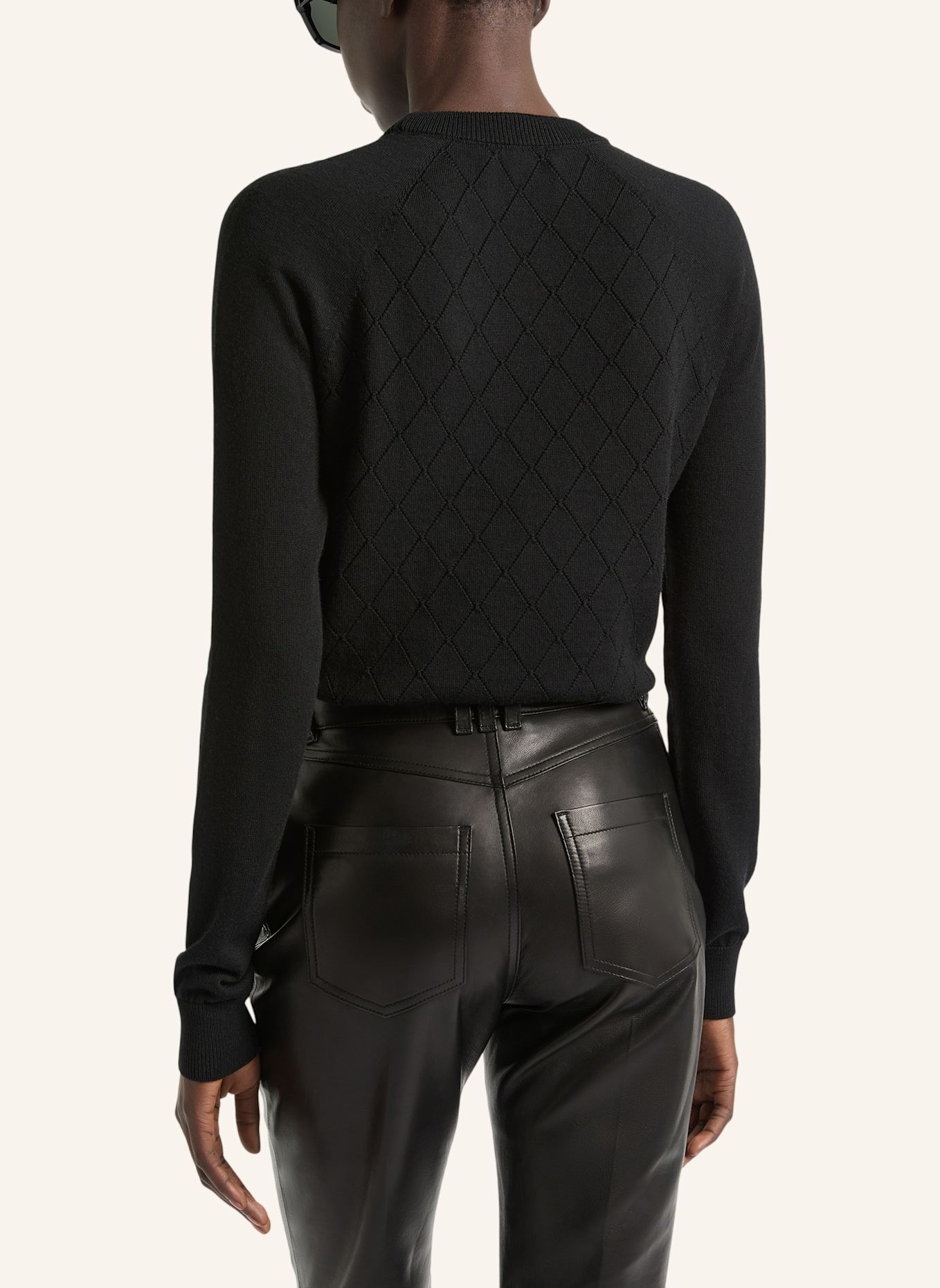 BALMAIN Strickpullover: SCHWARZ