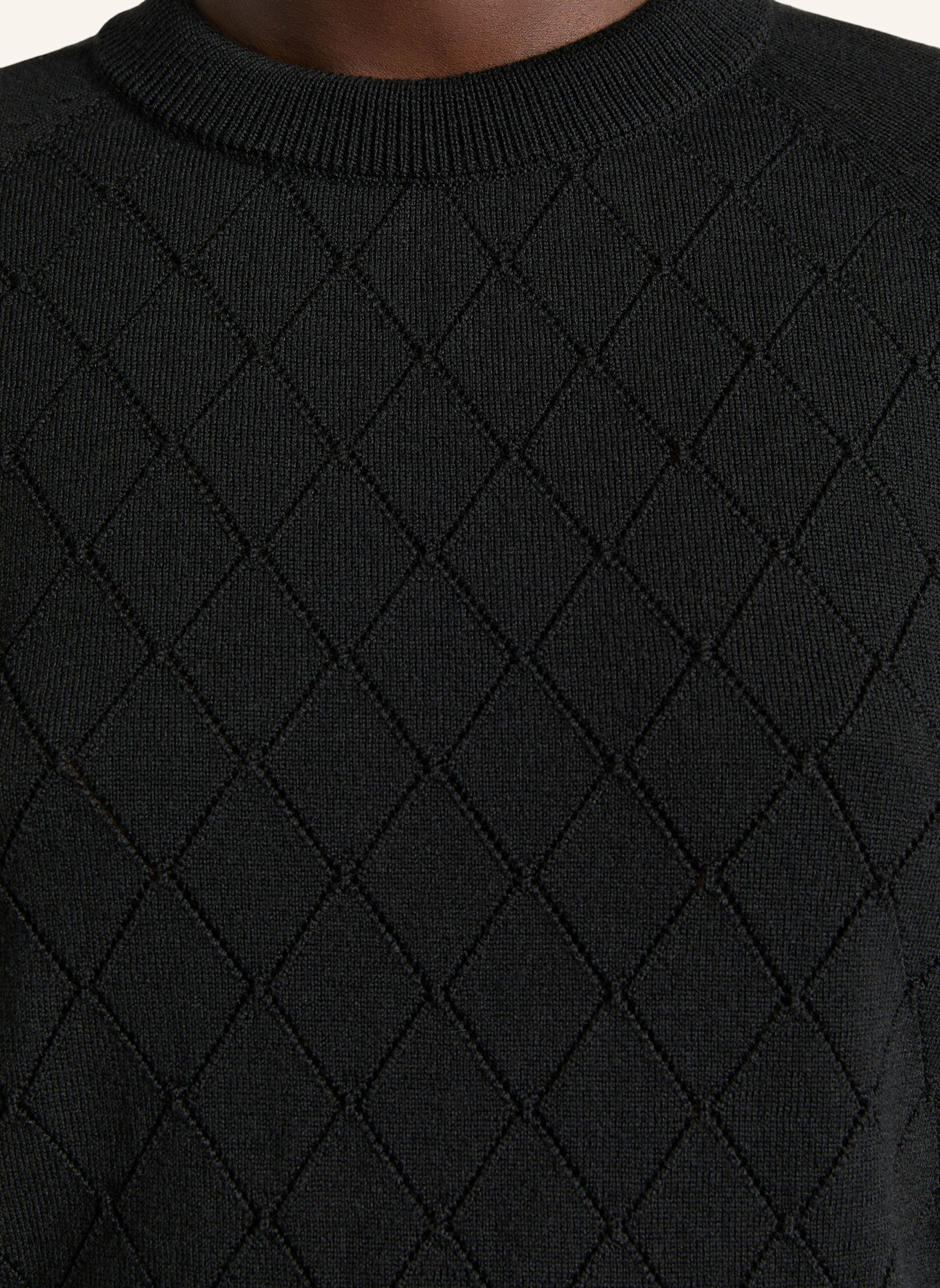 BALMAIN Strickpullover: SCHWARZ