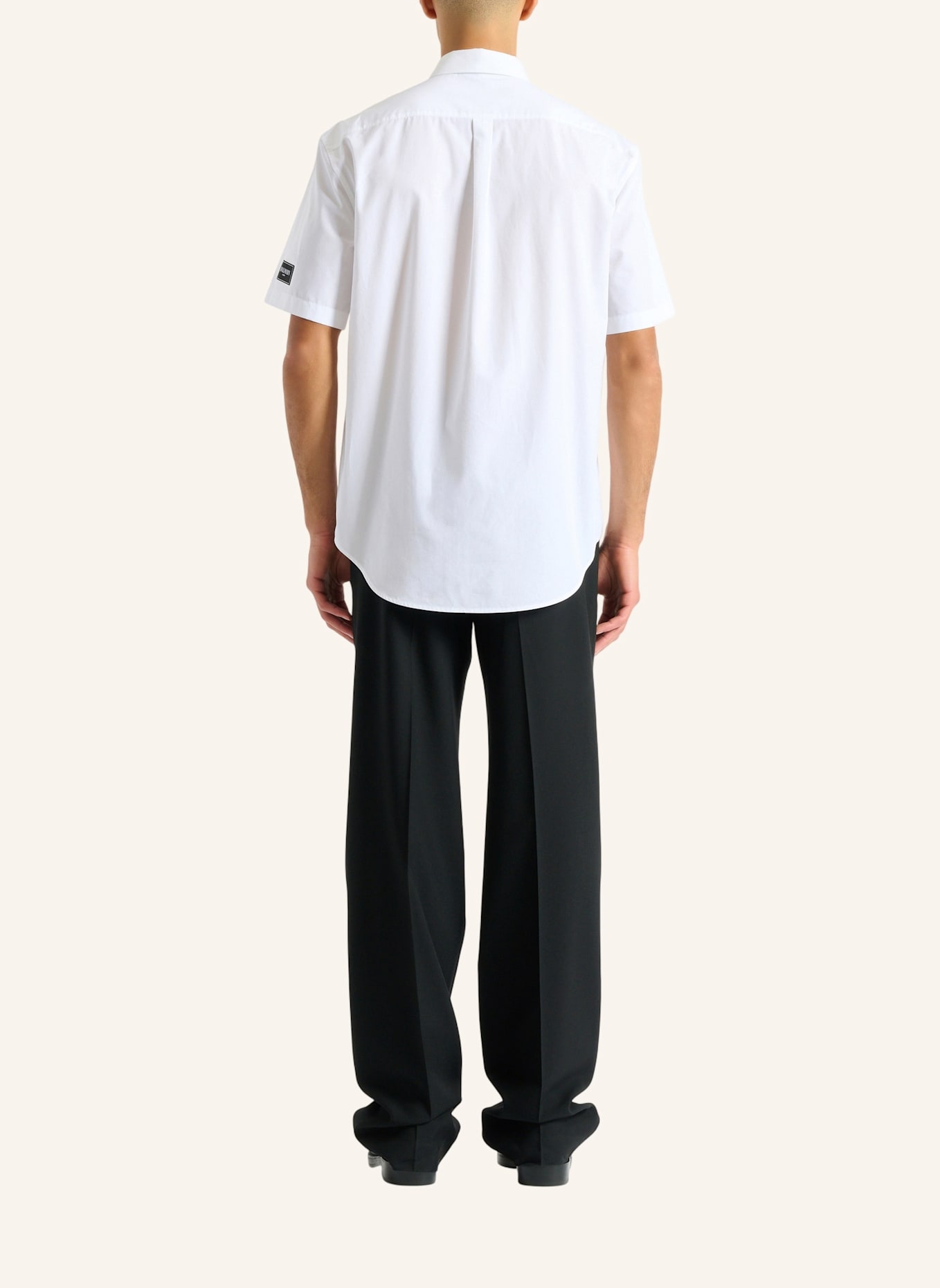 BALMAIN Balmain Paris Hemd aus Baumwollpopeline: WEISS