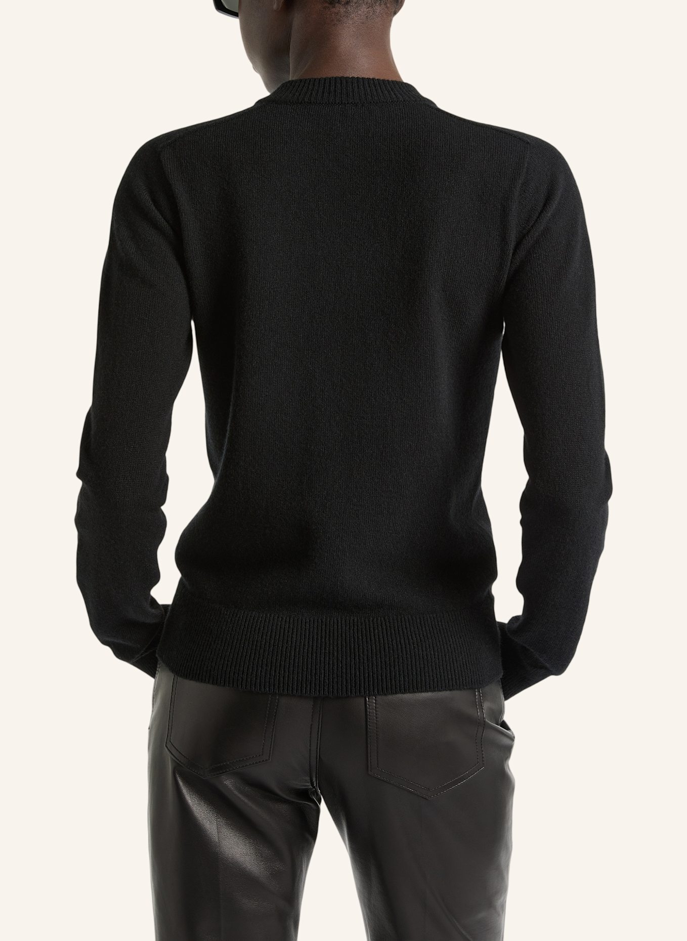 BALMAIN Cardigan aus Öko-Kaschmir: SCHWARZ