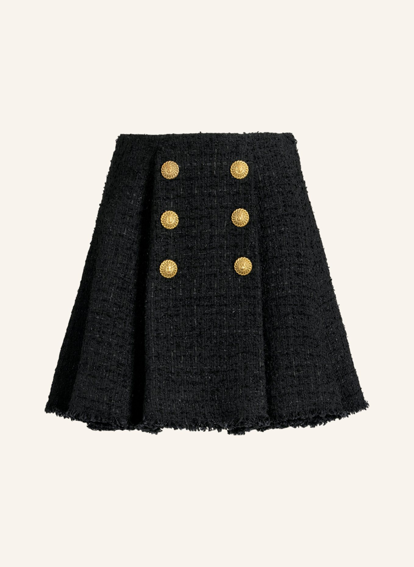 BALMAIN Tweedrock: SCHWARZ