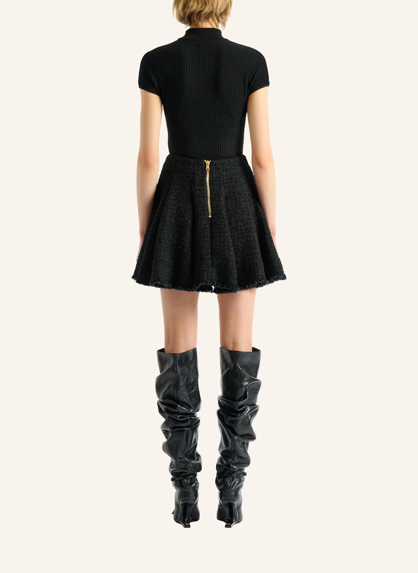 BALMAIN Tweedrock: SCHWARZ