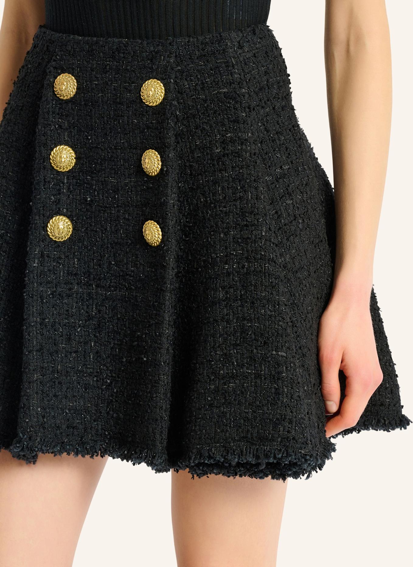 BALMAIN Tweedrock: SCHWARZ
