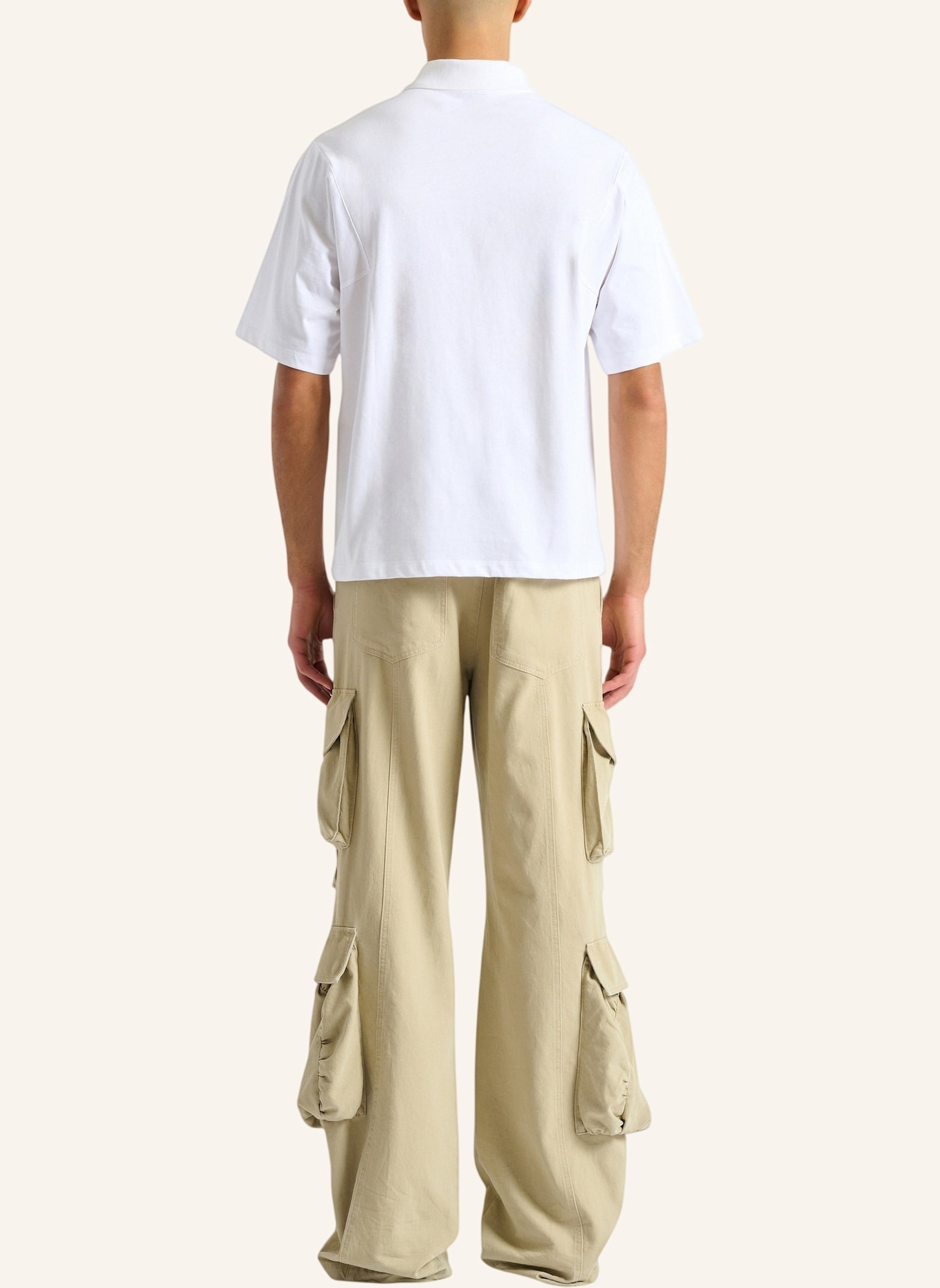 BALMAIN Bedrucktes Balmain Vine Poloshirt: WEISS