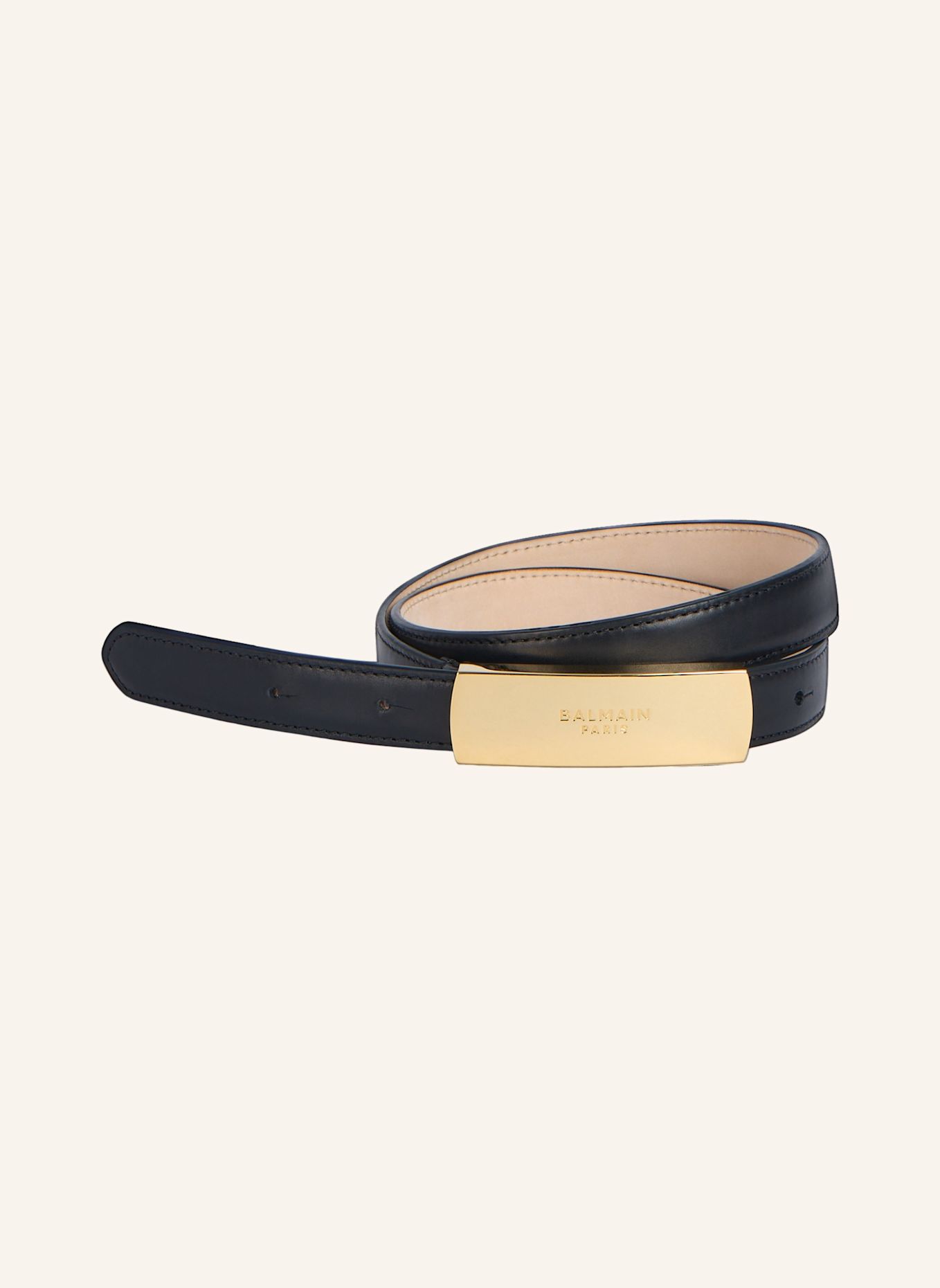 BALMAIN Gürtel Balmain aus Glattleder: SCHWARZ