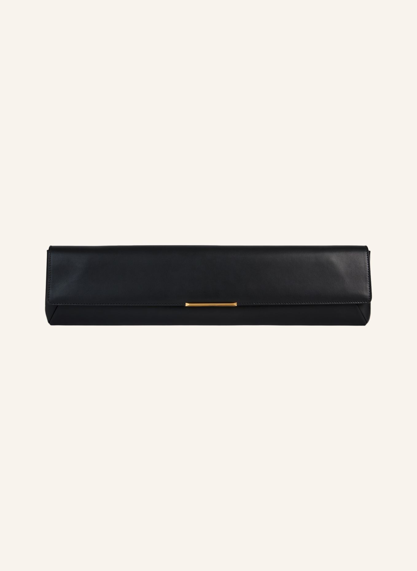 BALMAIN Tasche LONG CLUTCH aus Glattleder: SCHWARZ