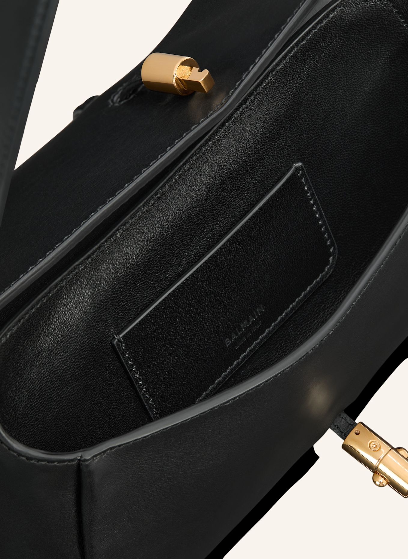 BALMAIN Tasche BALMAIN METROPOLIS aus Glattleder: SCHWARZ