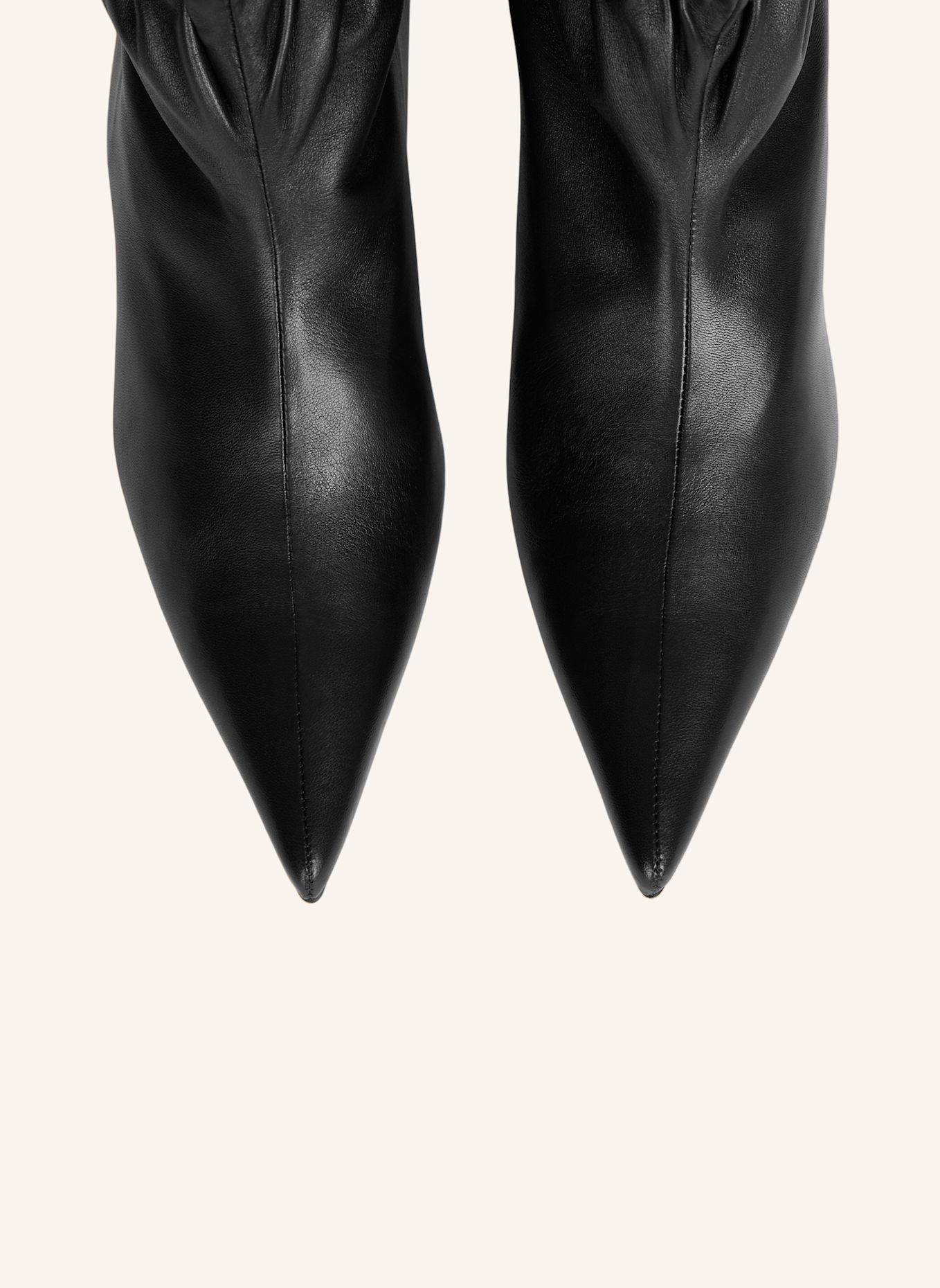 BALMAIN Stiefeletten Sphynx aus Glattleder: SCHWARZ