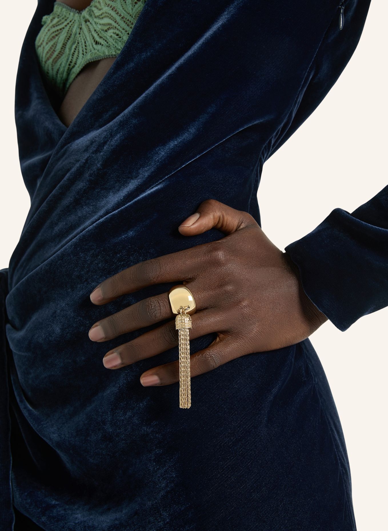 BALMAIN Ring aus Messing: GOLD