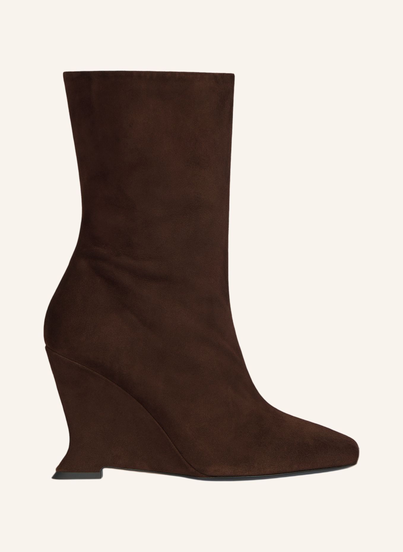 BALMAIN Stiefeletten Wedge aus Wildleder: BRAUN