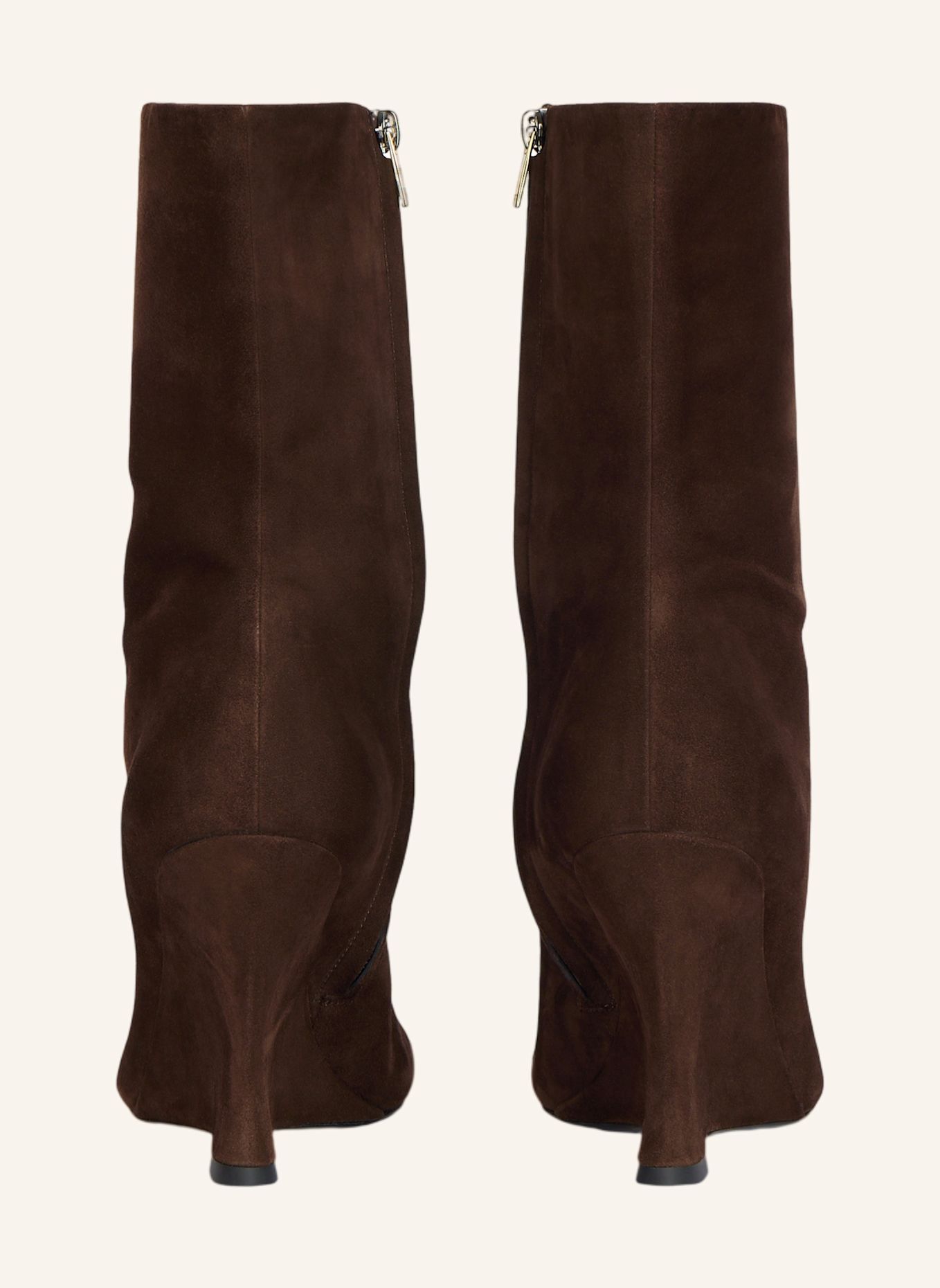 BALMAIN Stiefeletten Wedge aus Wildleder: BRAUN